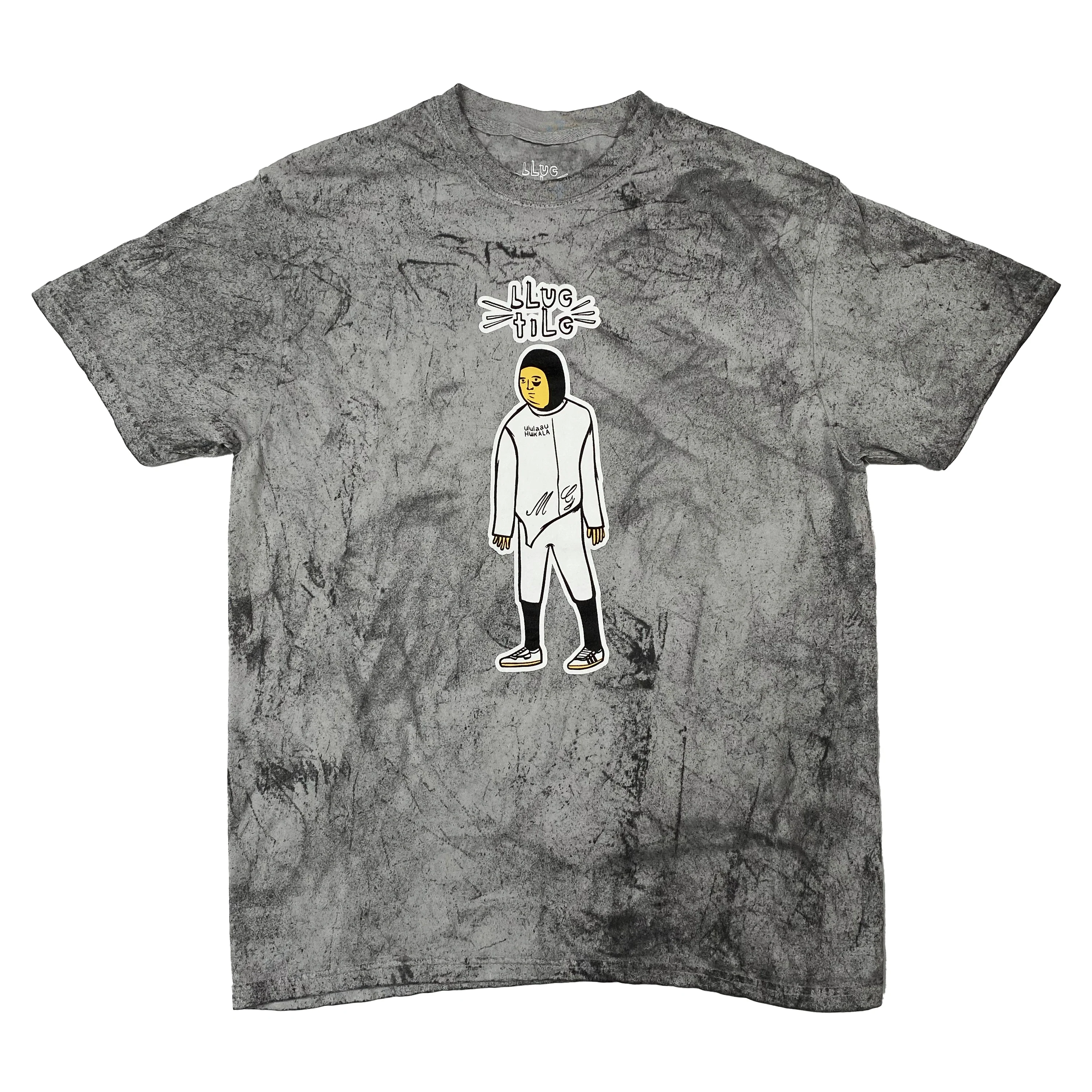 BLUETILE FAVORITE SKATER TEE SMOKE GREY