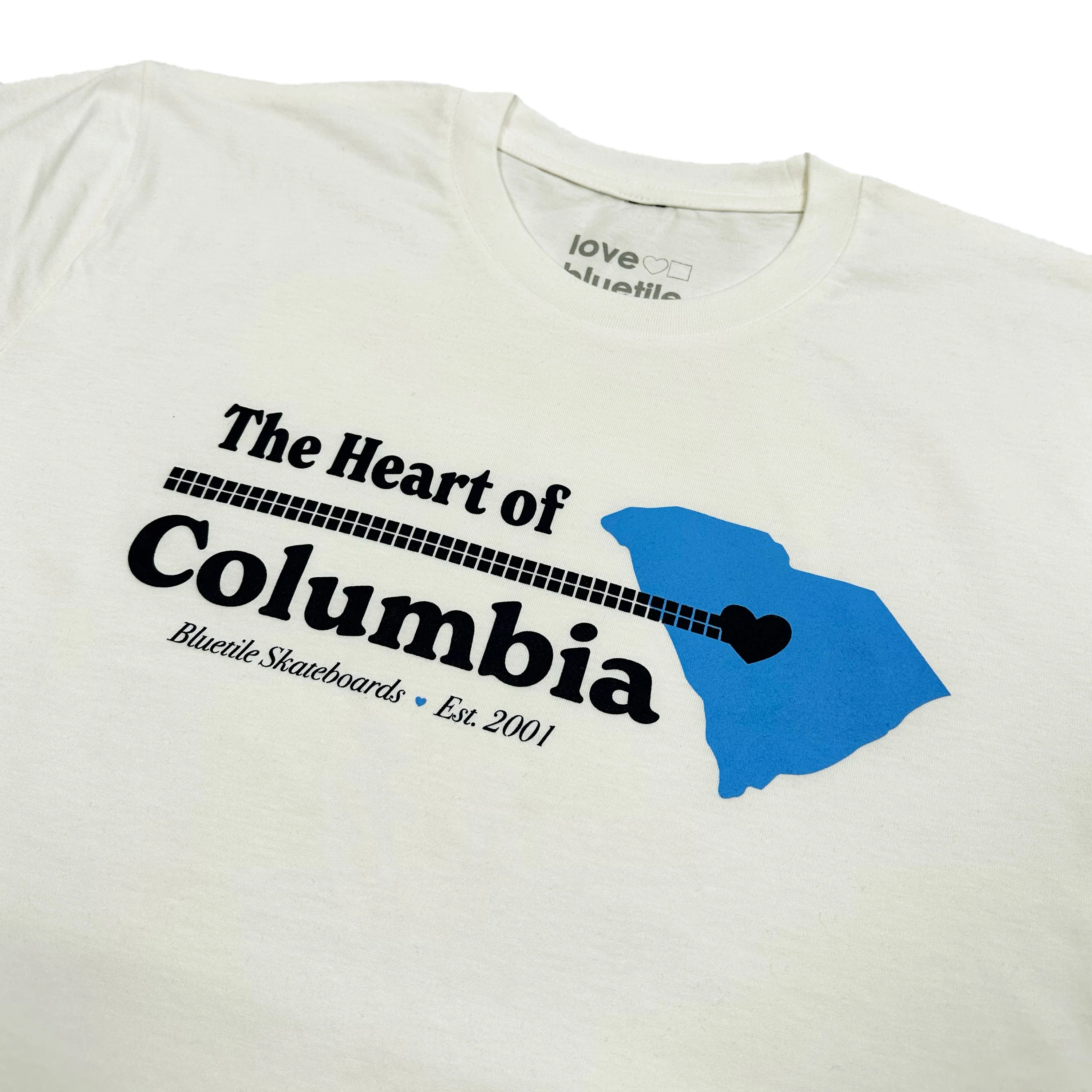 BLUETILE HEART OF COLUMBIA TEE NATURAL - Image 2