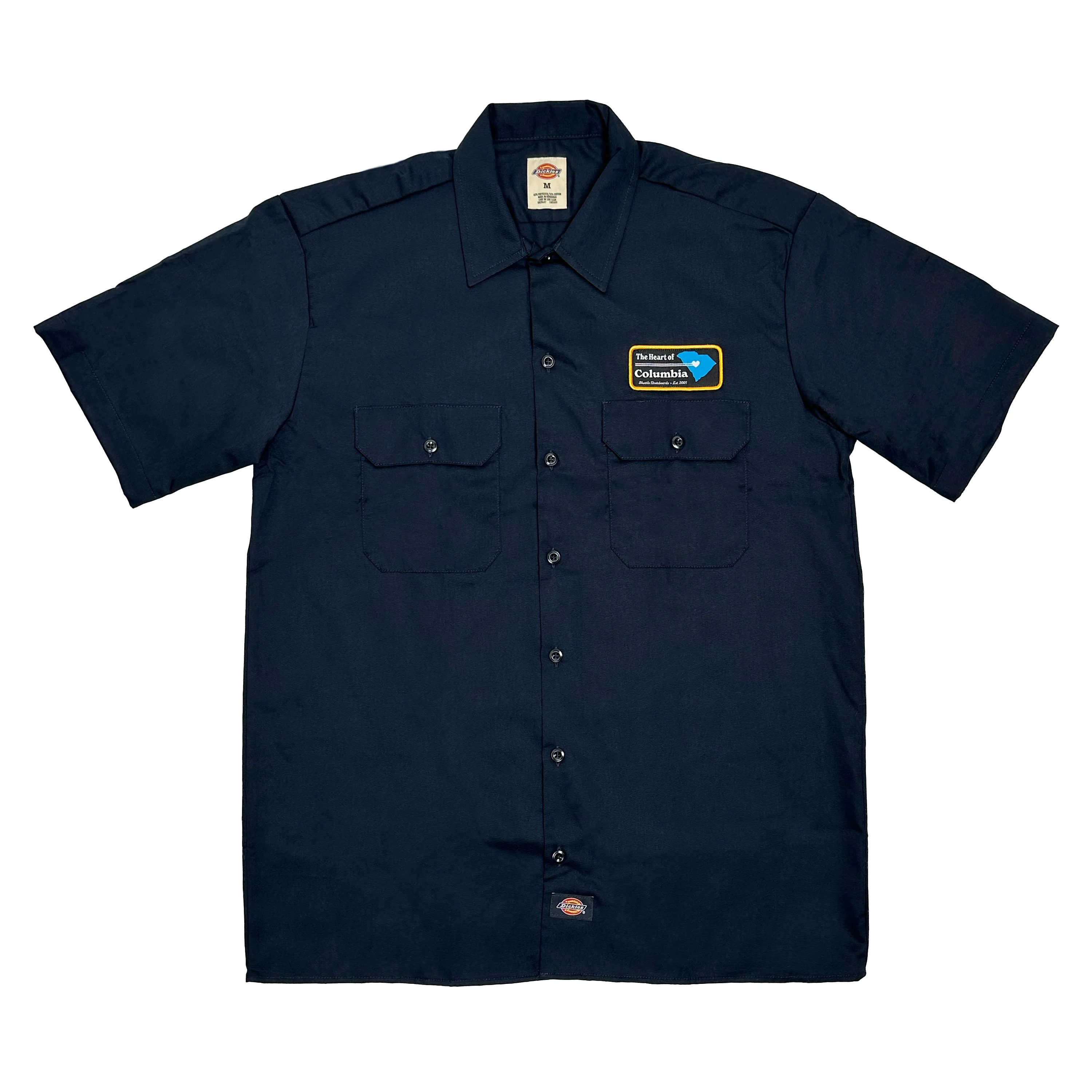 BLUETILE "HEART OF COLUMBIA" WORK SHIRT NAVY