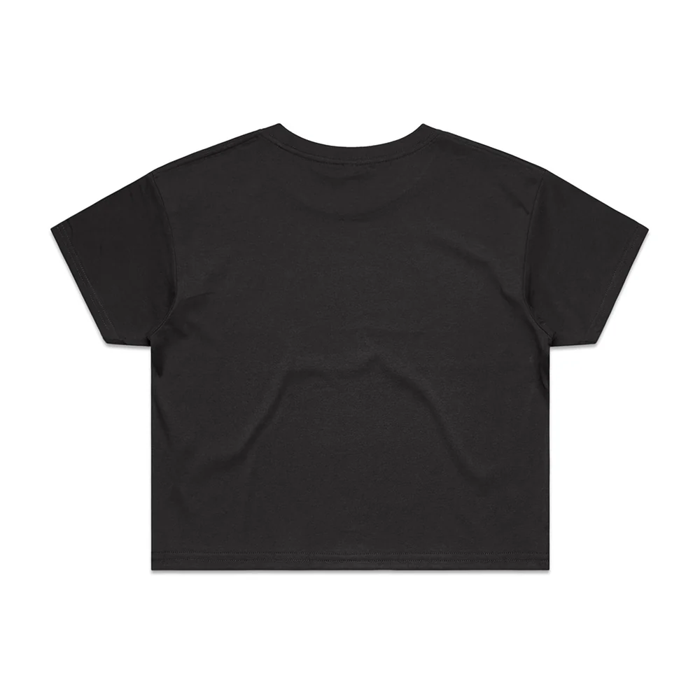 BLUETILE HEART + SQUARE CROP TEE COAL - Image 3