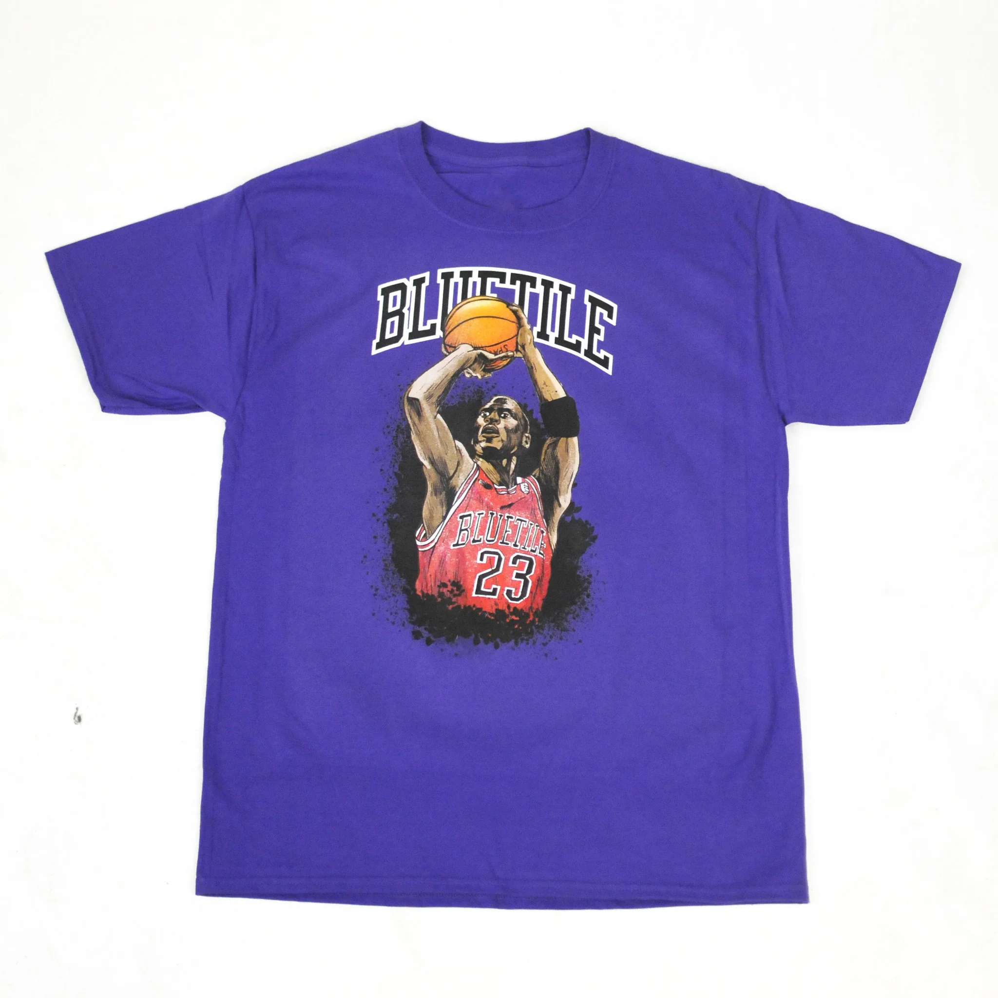 BLUETILE JUMP SHOT T-SHIRT PURPLE