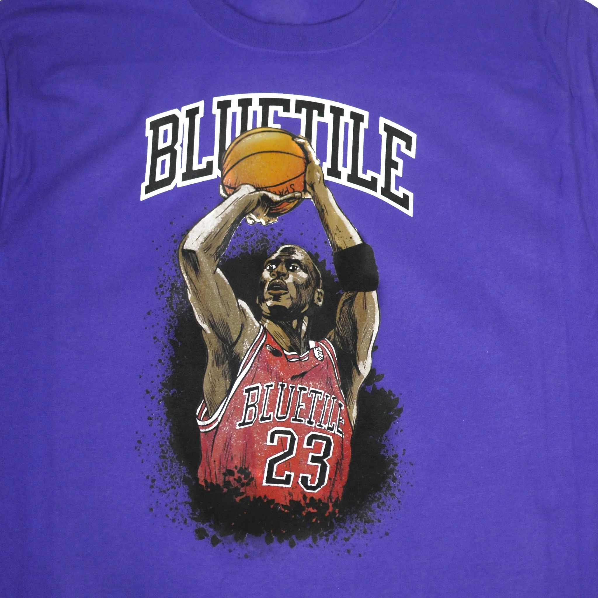 BLUETILE JUMP SHOT T-SHIRT PURPLE - Image 2