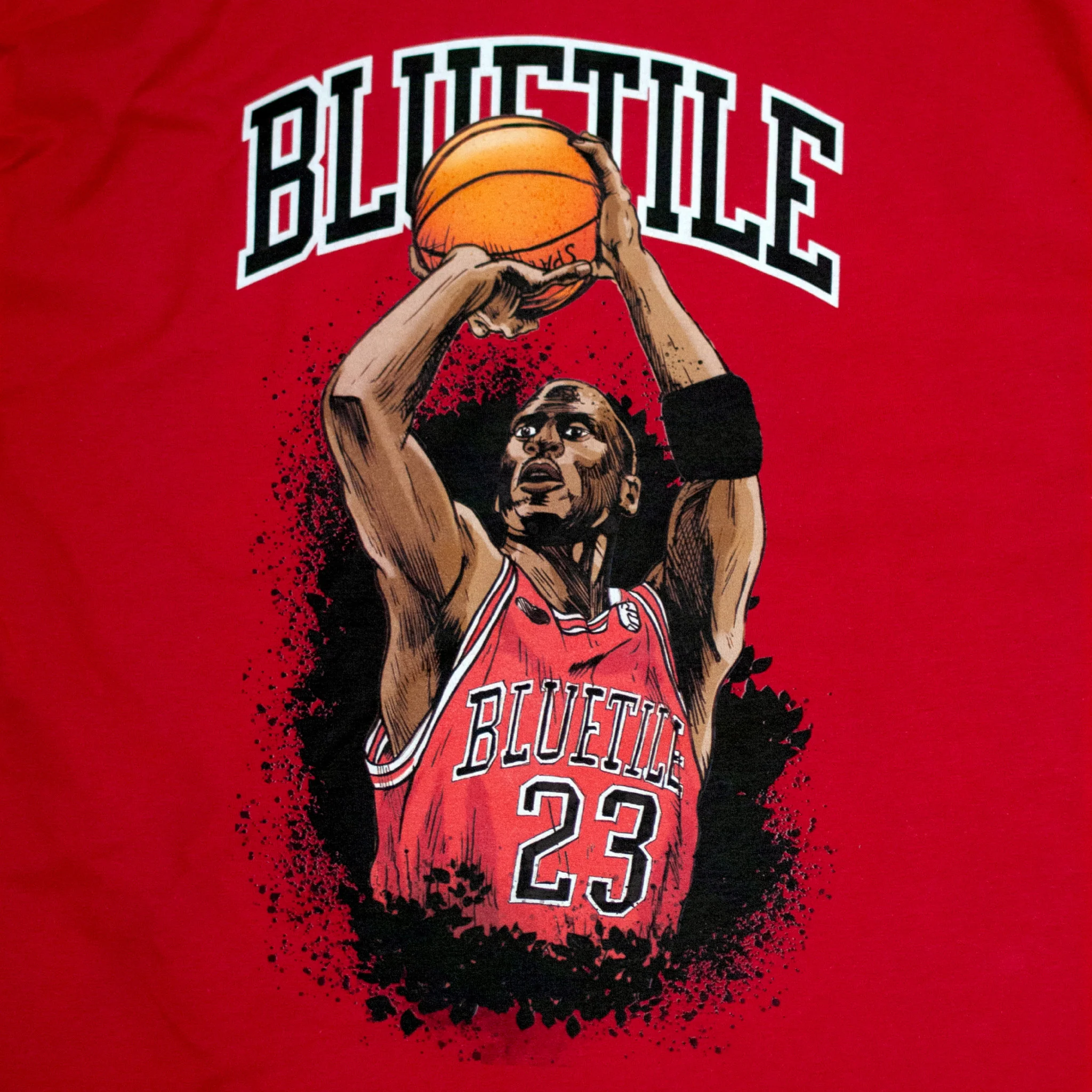 BLUETILE JUMP SHOT T-SHIRT RED - Image 2