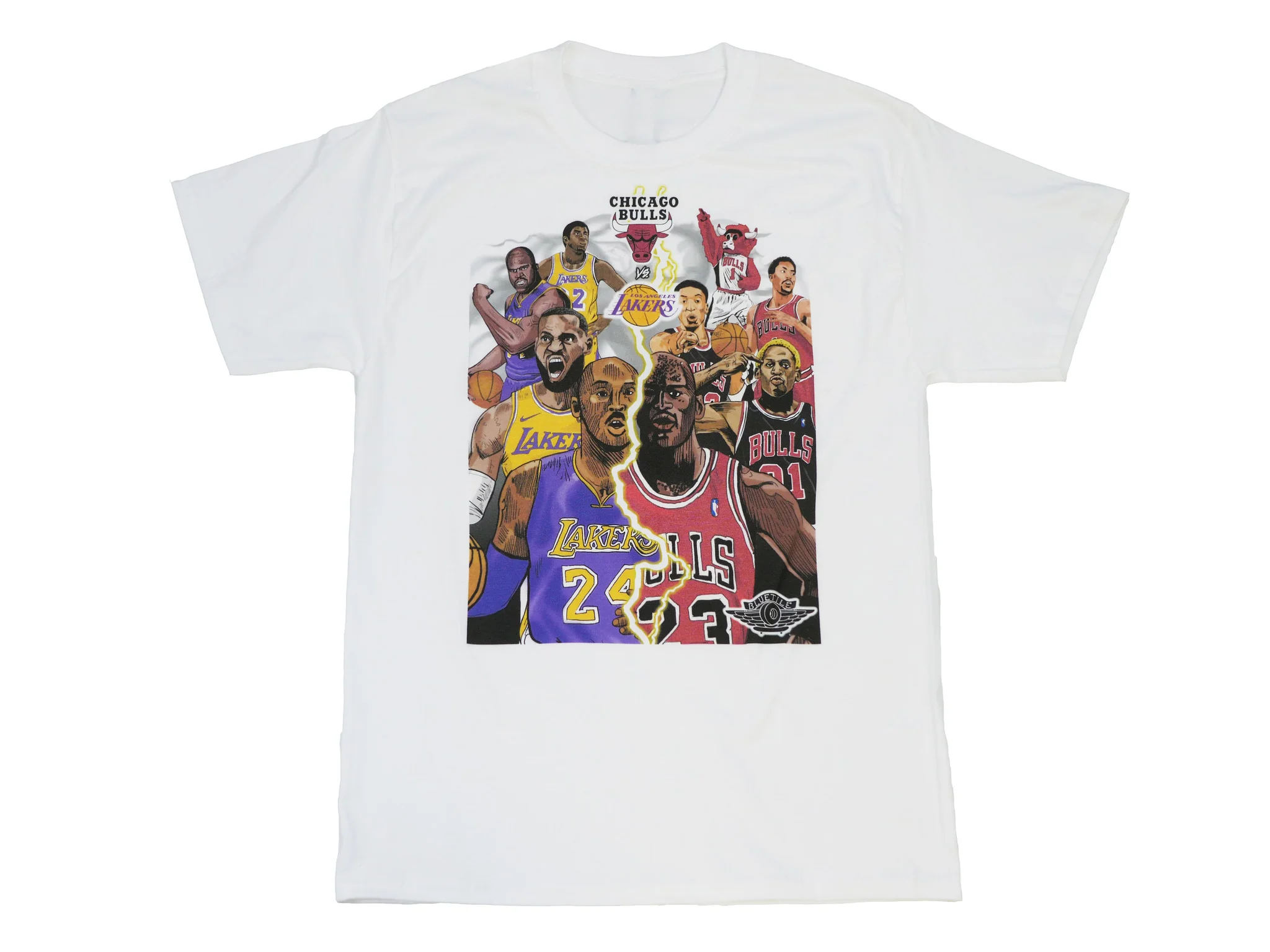 BLUETILE LA TO CHICAGO JORDAN 1 T-SHIRT WHITE