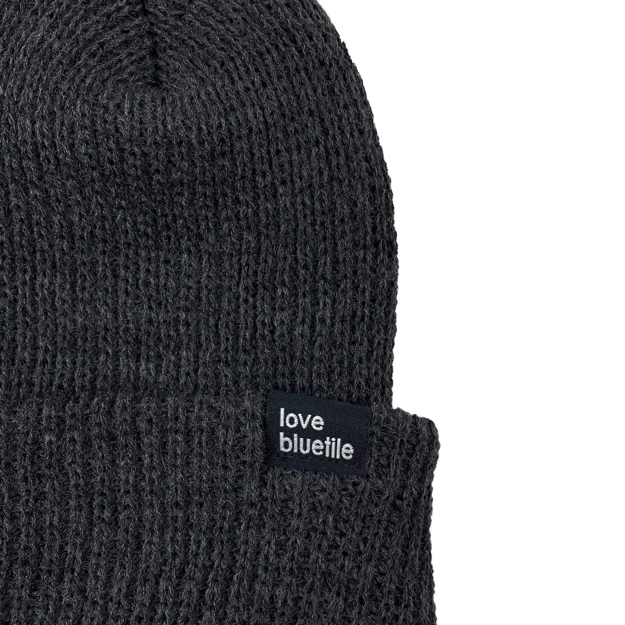 BLUETILE LOVE ALWAYS KNIT BEANIE DARK GREY - Image 2