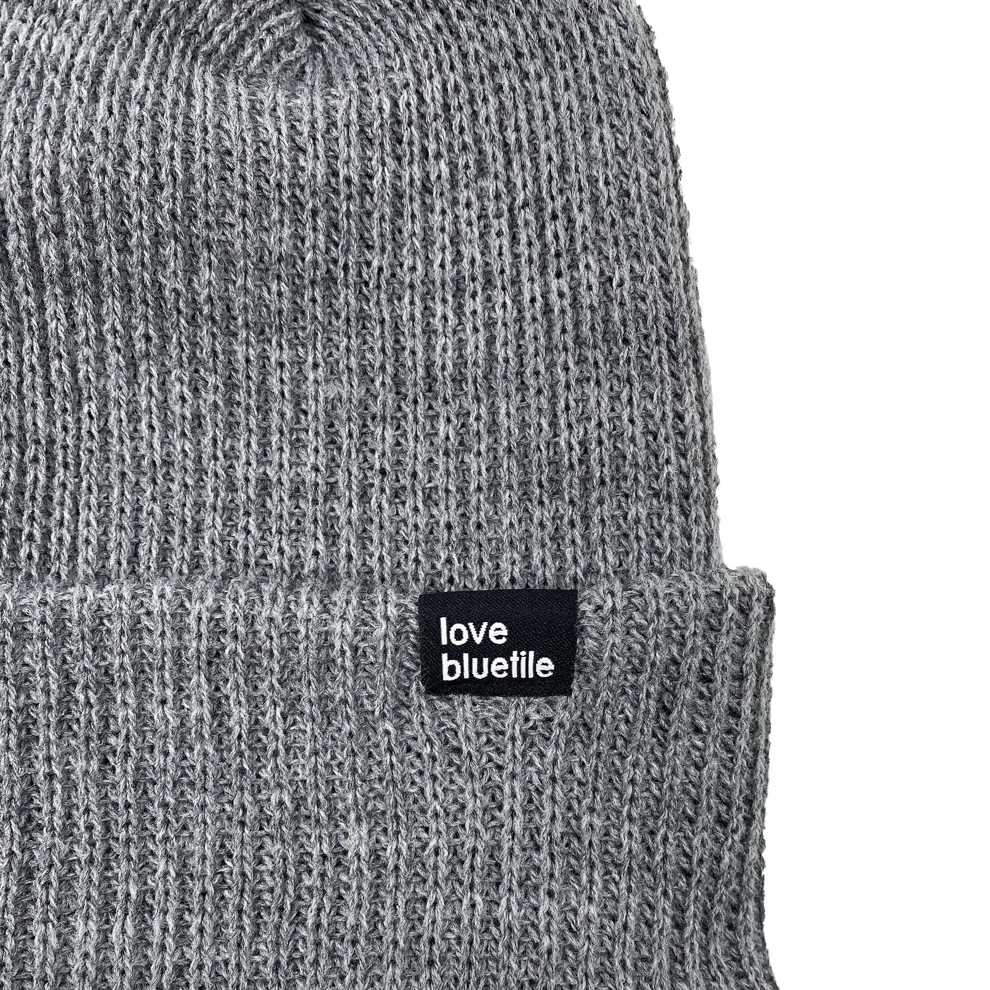 BLUETILE LOVE ALWAYS KNIT BEANIE LIGHT GREY - Image 2