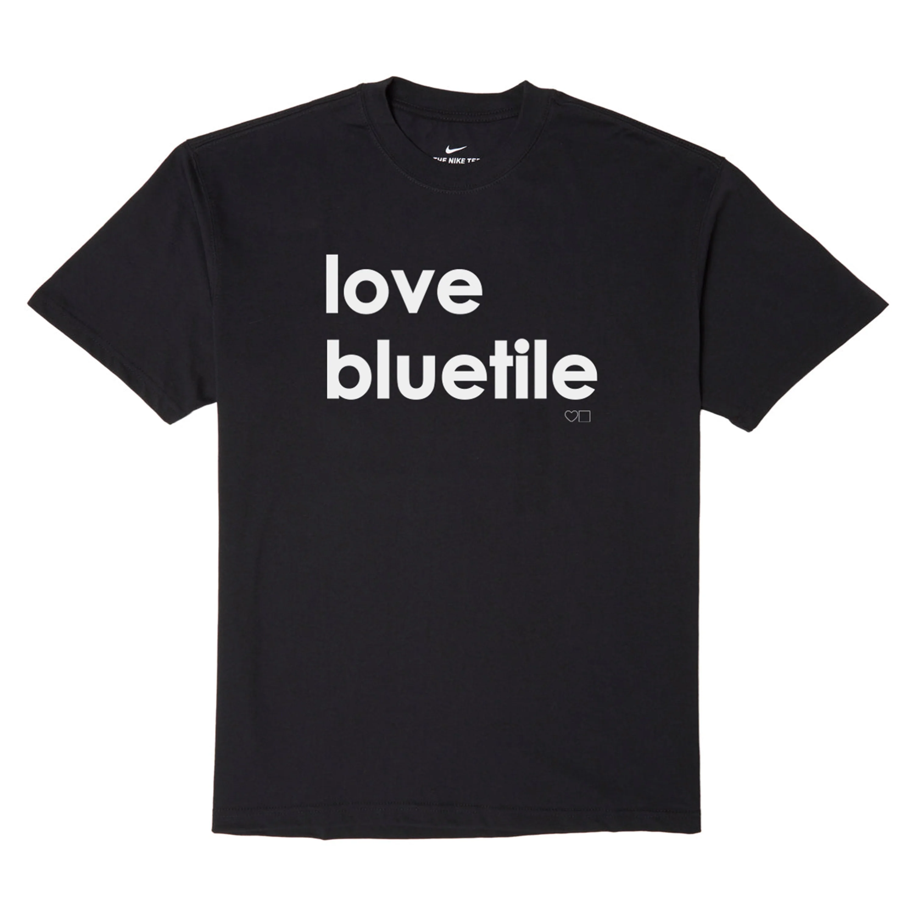 BLUETILE "LOVE BLUETILE" TEE BLACK