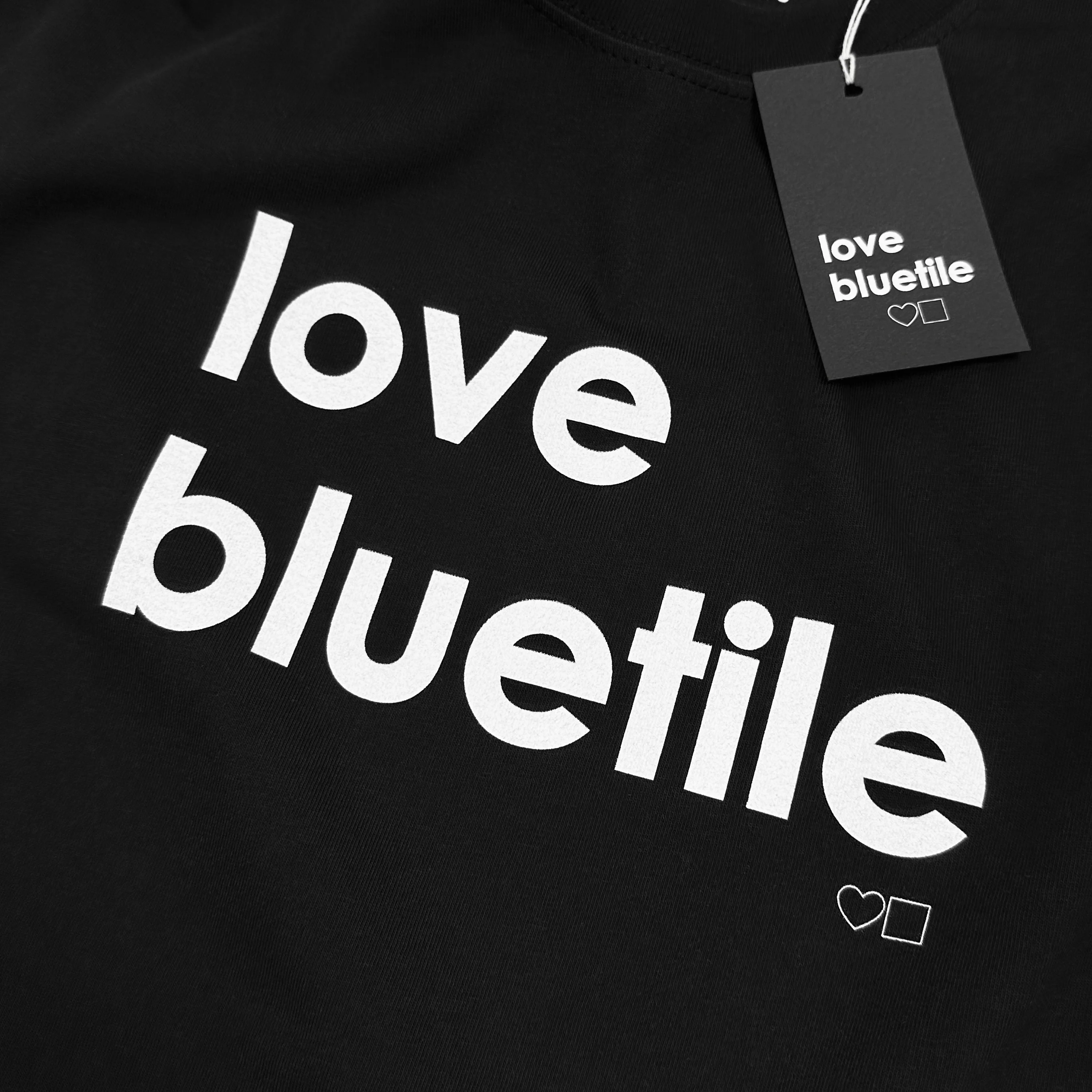 BLUETILE "LOVE BLUETILE" TEE BLACK - Image 2