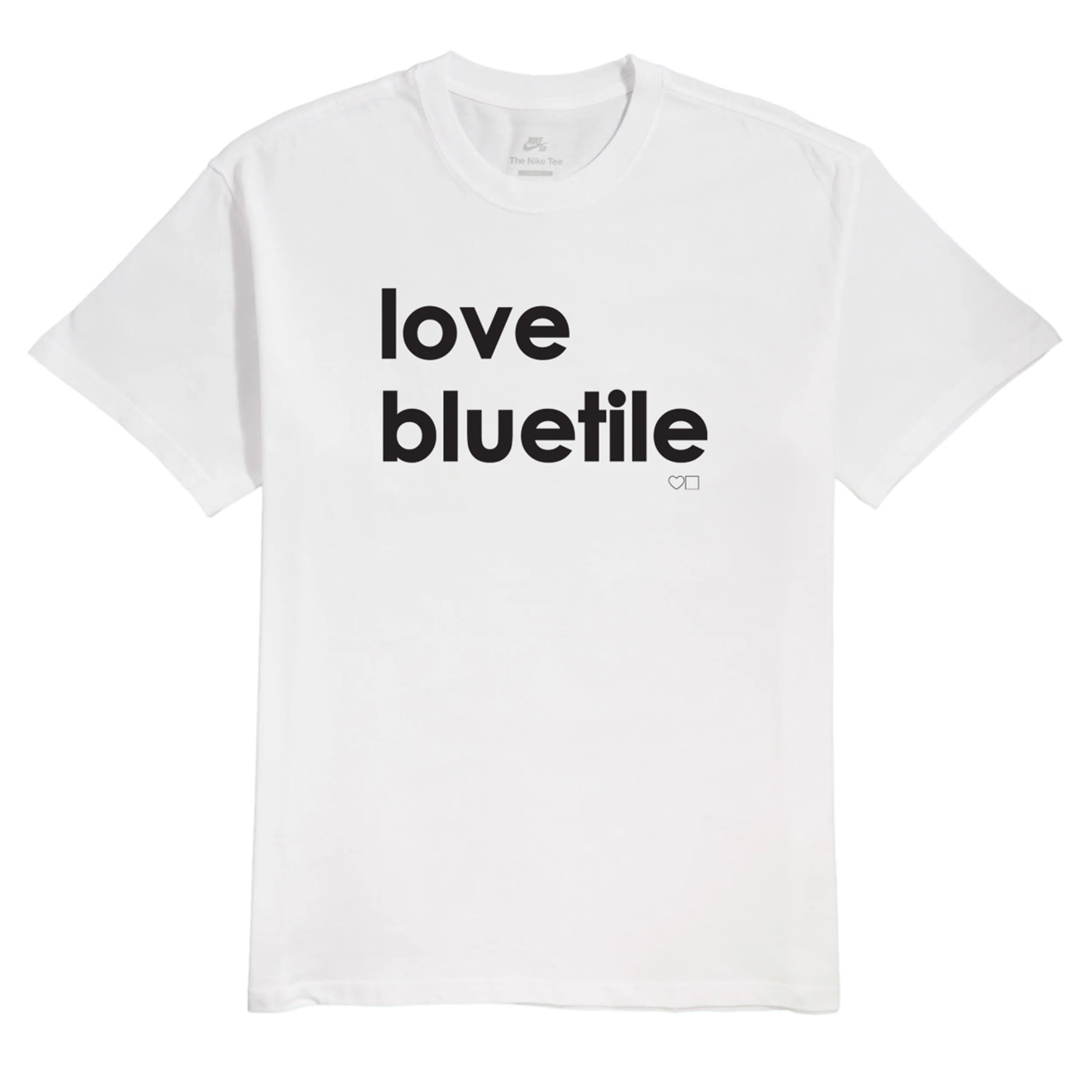 BLUETILE "LOVE BLUETILE" TEE WHITE