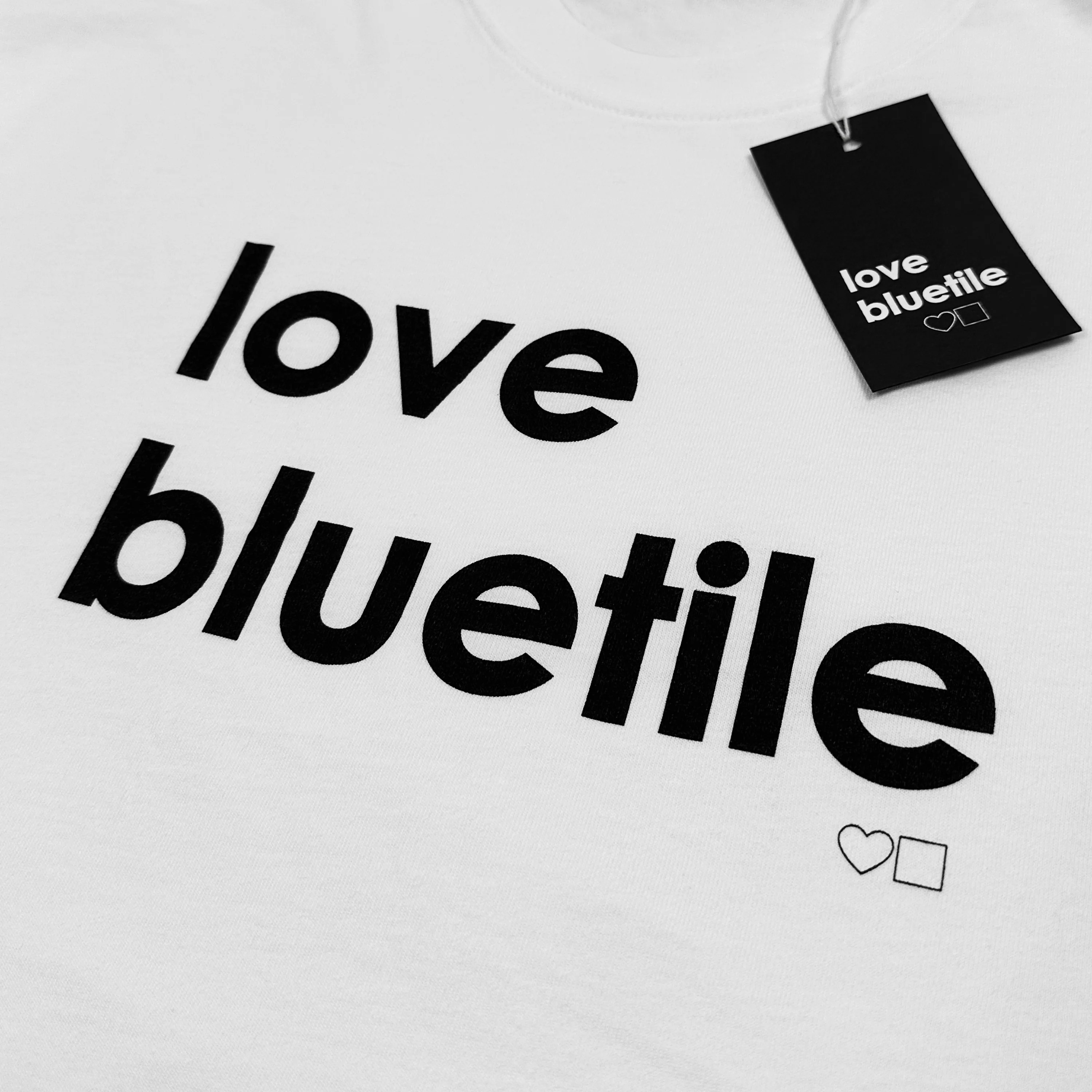 BLUETILE "LOVE BLUETILE" TEE WHITE - Image 2