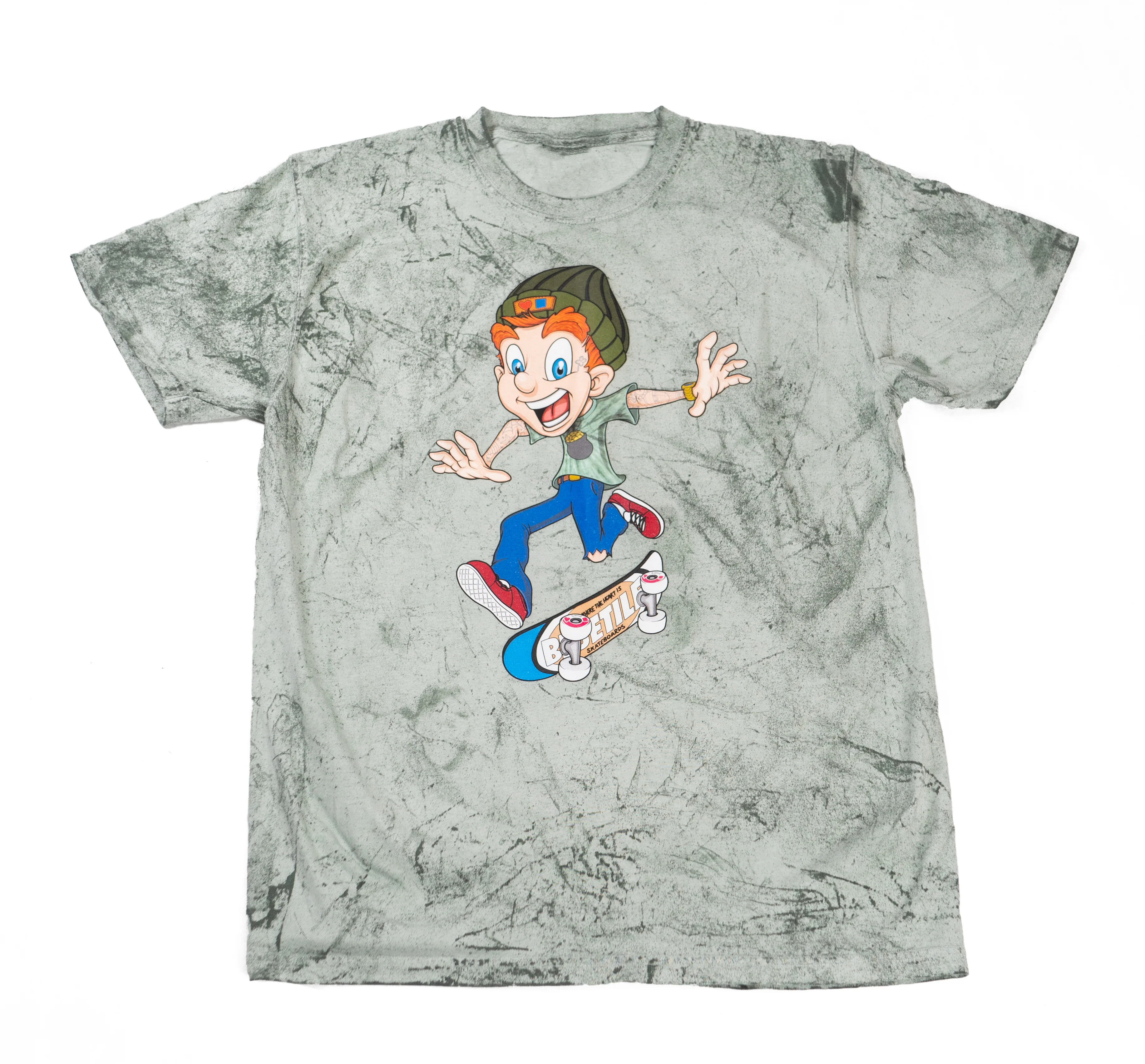 BLUETILE LUCKY TEE COLOR BLAST GREEN