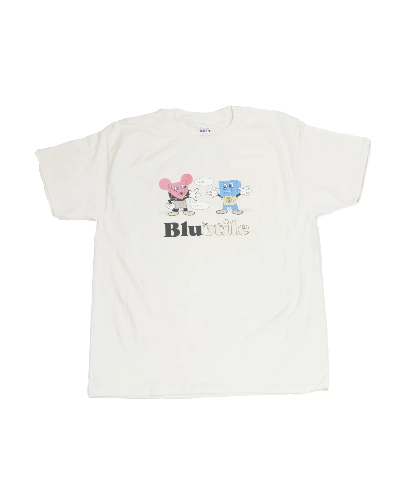 BLUETILE PAPER TOYS T-SHIRT NATURAL