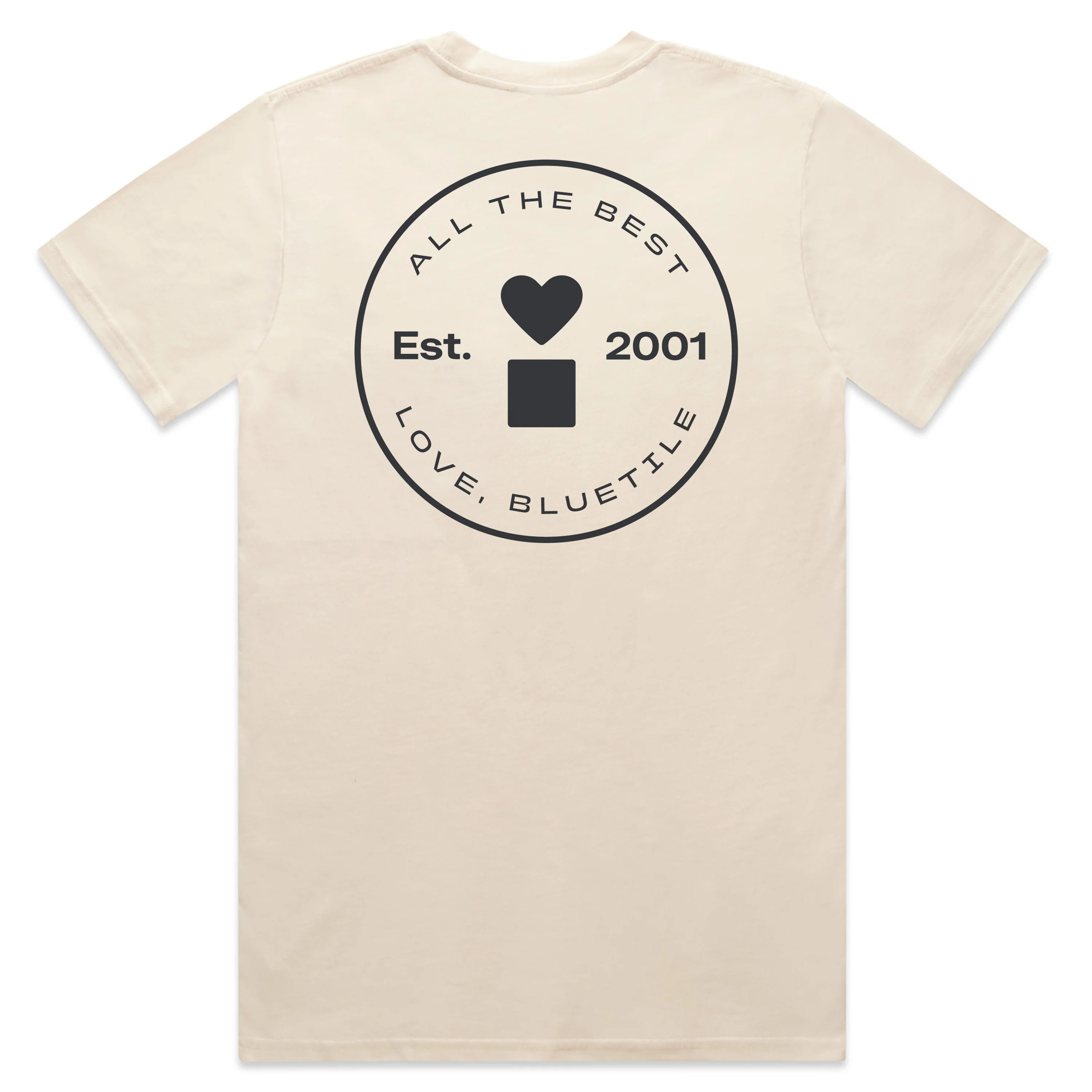 BLUETILE PRINT STUDIO POCKET TEE ECRU - Image 2