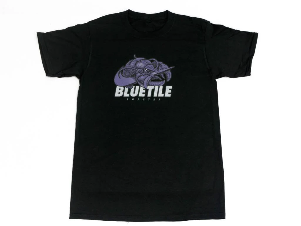 BLUETILE PURPLE LOBSTER T-SHIRT BLACK