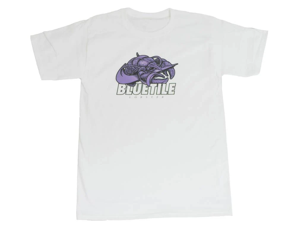 BLUETILE PURPLE LOBSTER T-SHIRT WHITE