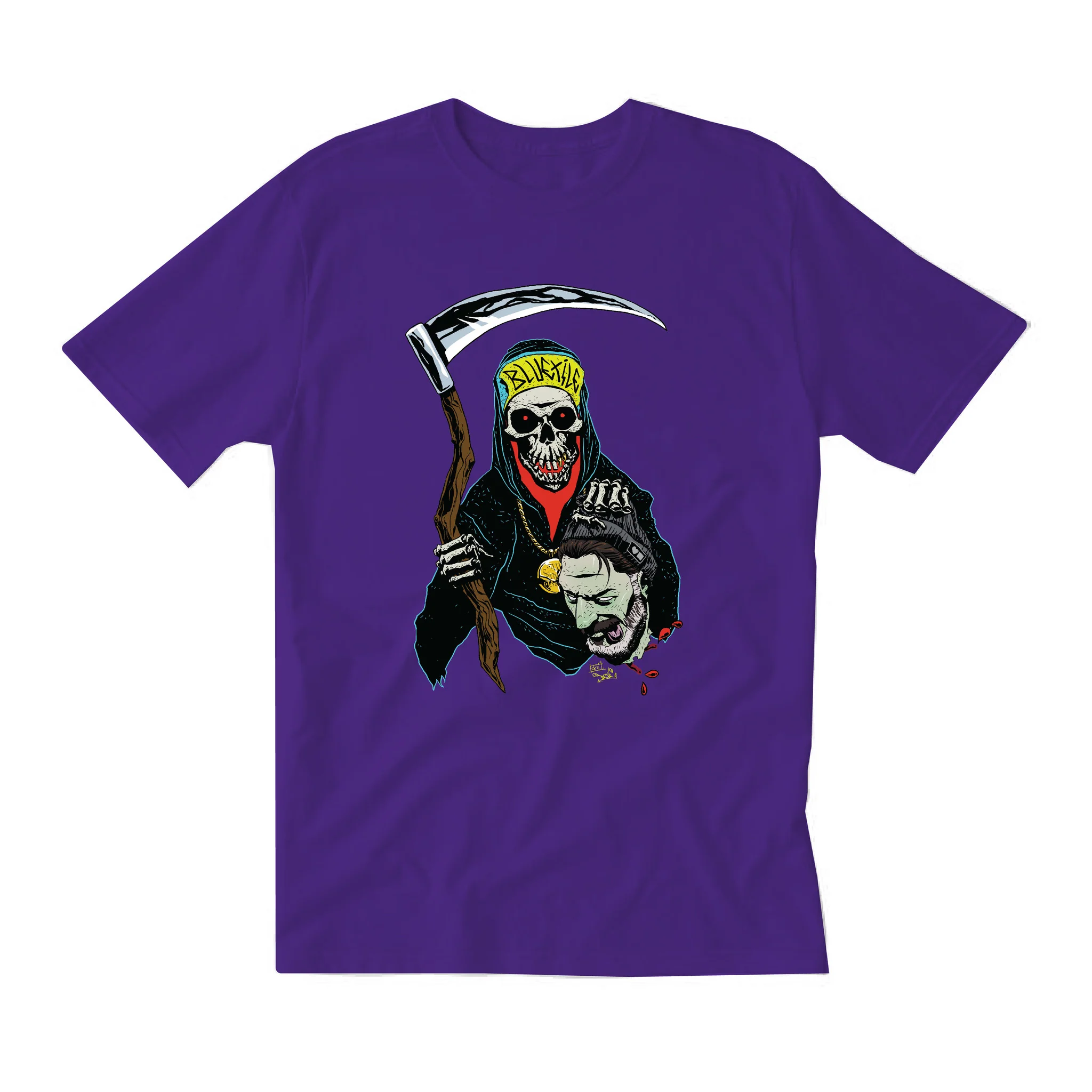 BLUETILE REAPER T-SHIRT PURPLE