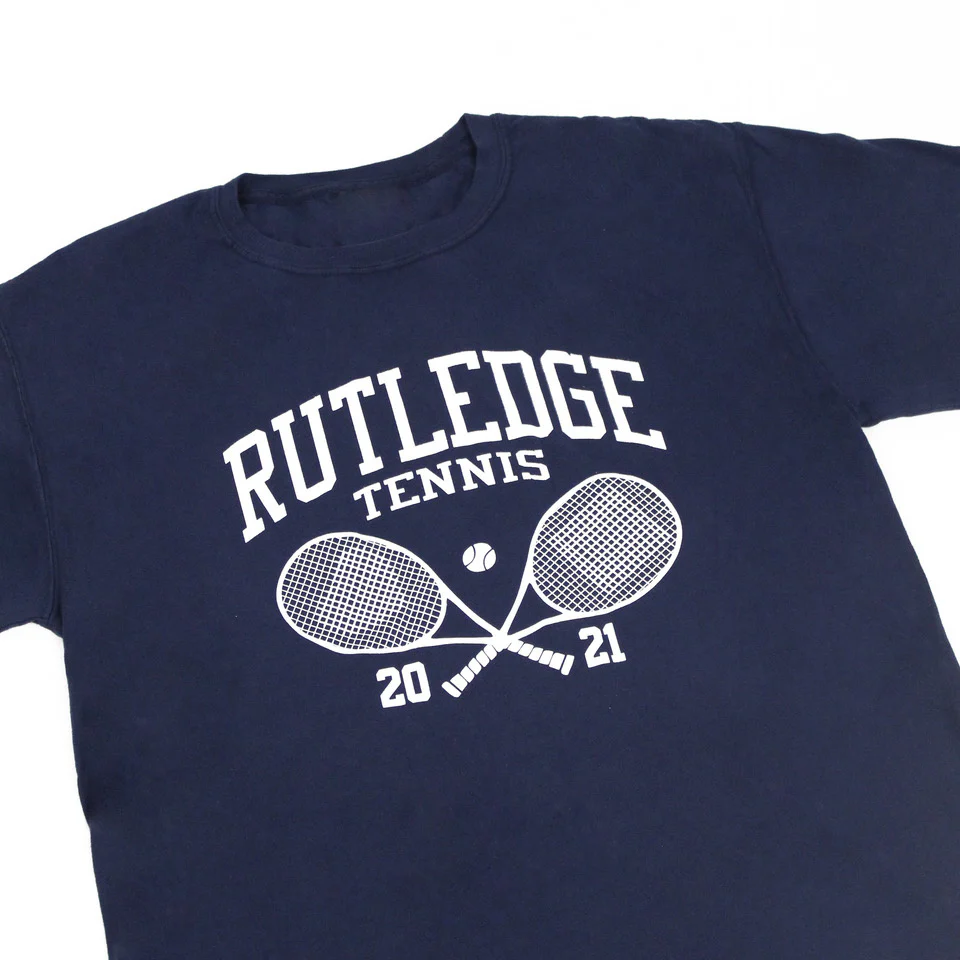 BLUETILE RUTLEDGE TENNIS CLUB T-SHIRT NAVY - Image 2