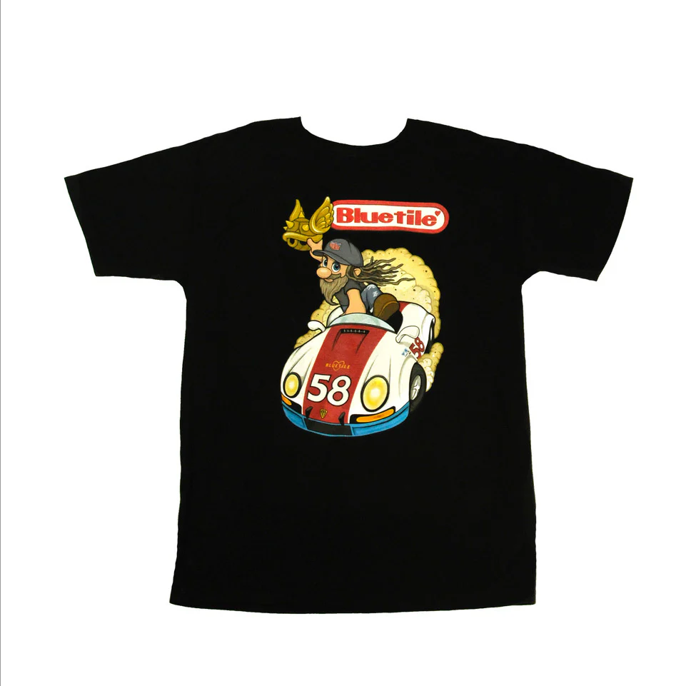 BLUETILE STREET RACER T-SHIRT BLACK