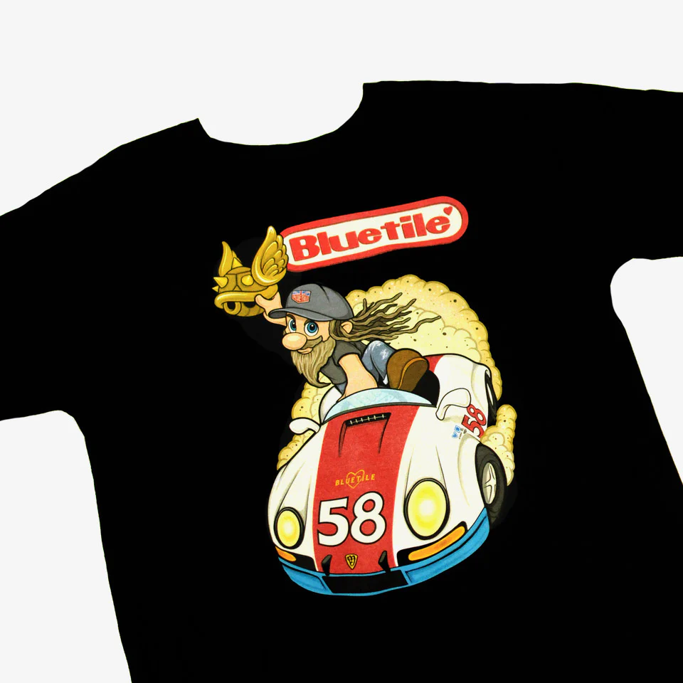 BLUETILE STREET RACER T-SHIRT BLACK - Image 2