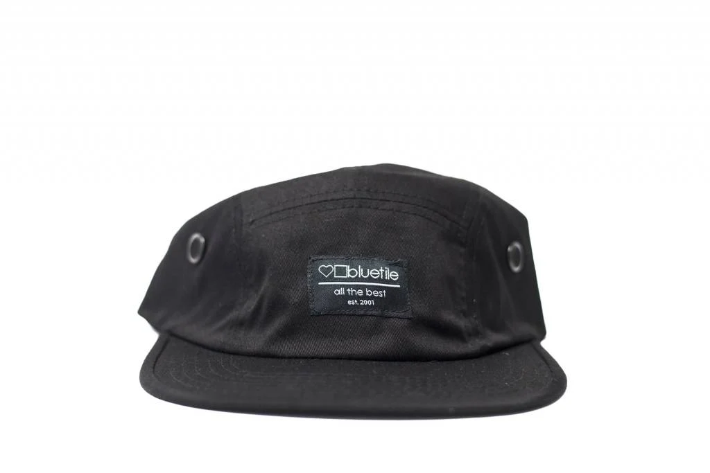 BLUETILE SURPLUS 5 PANEL HAT BLACK