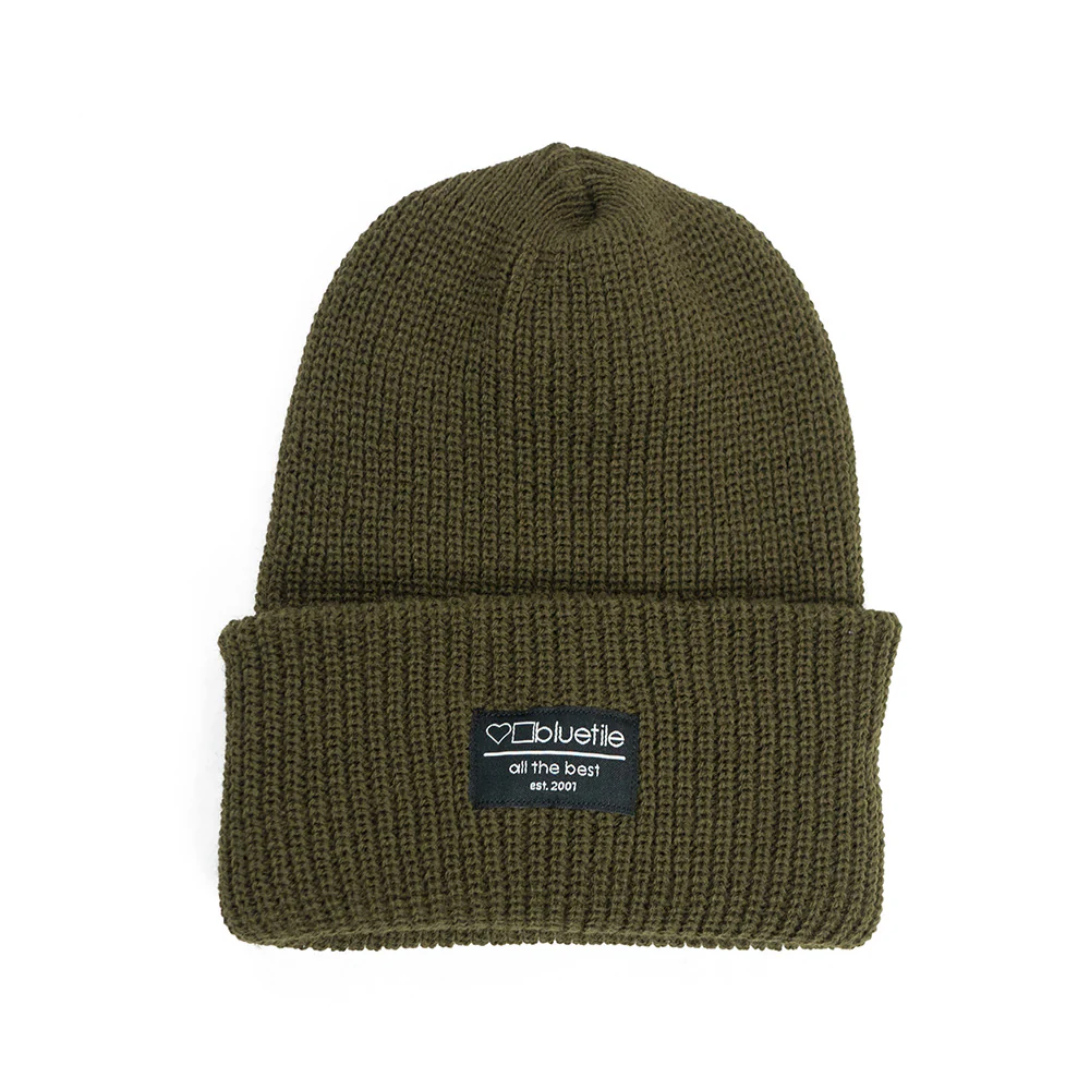 BLUETILE SURPLUS BEANIE OLIVE DRAB
