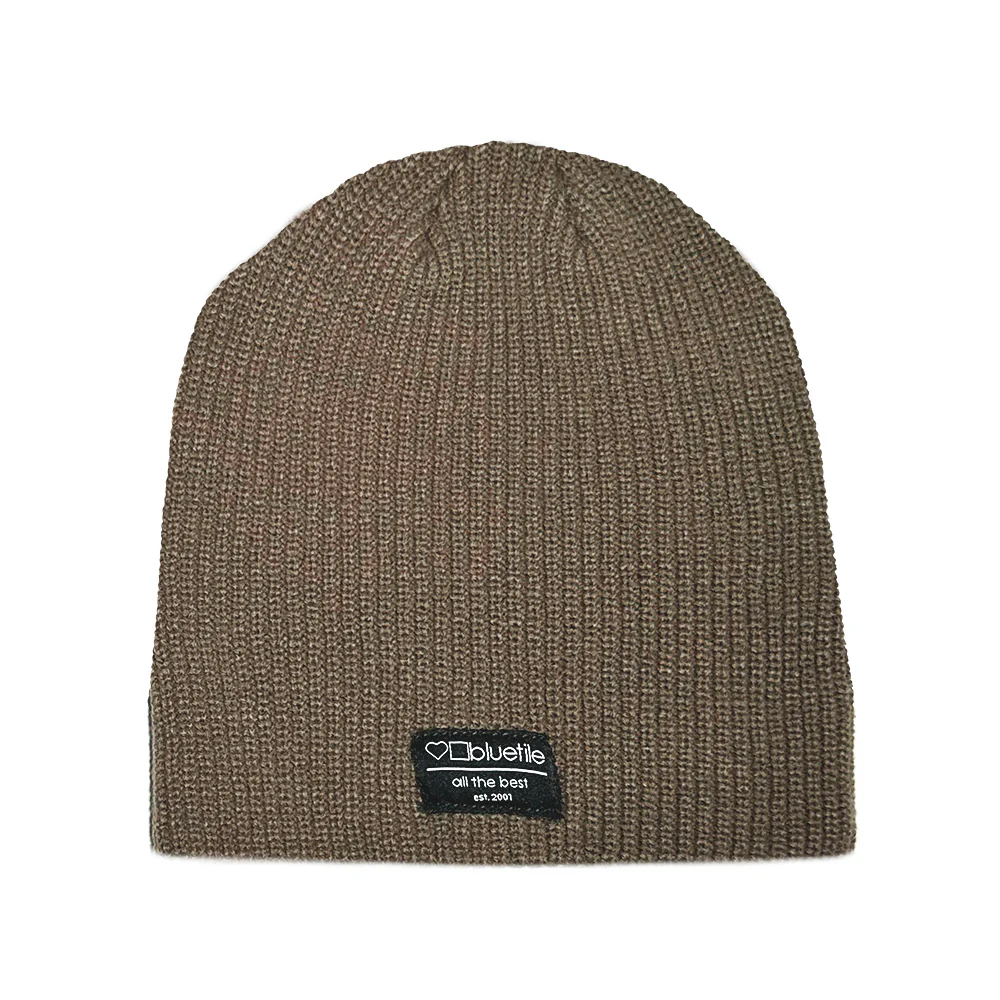 BLUETILE SURPLUS CABLE BEANIE WALNUT