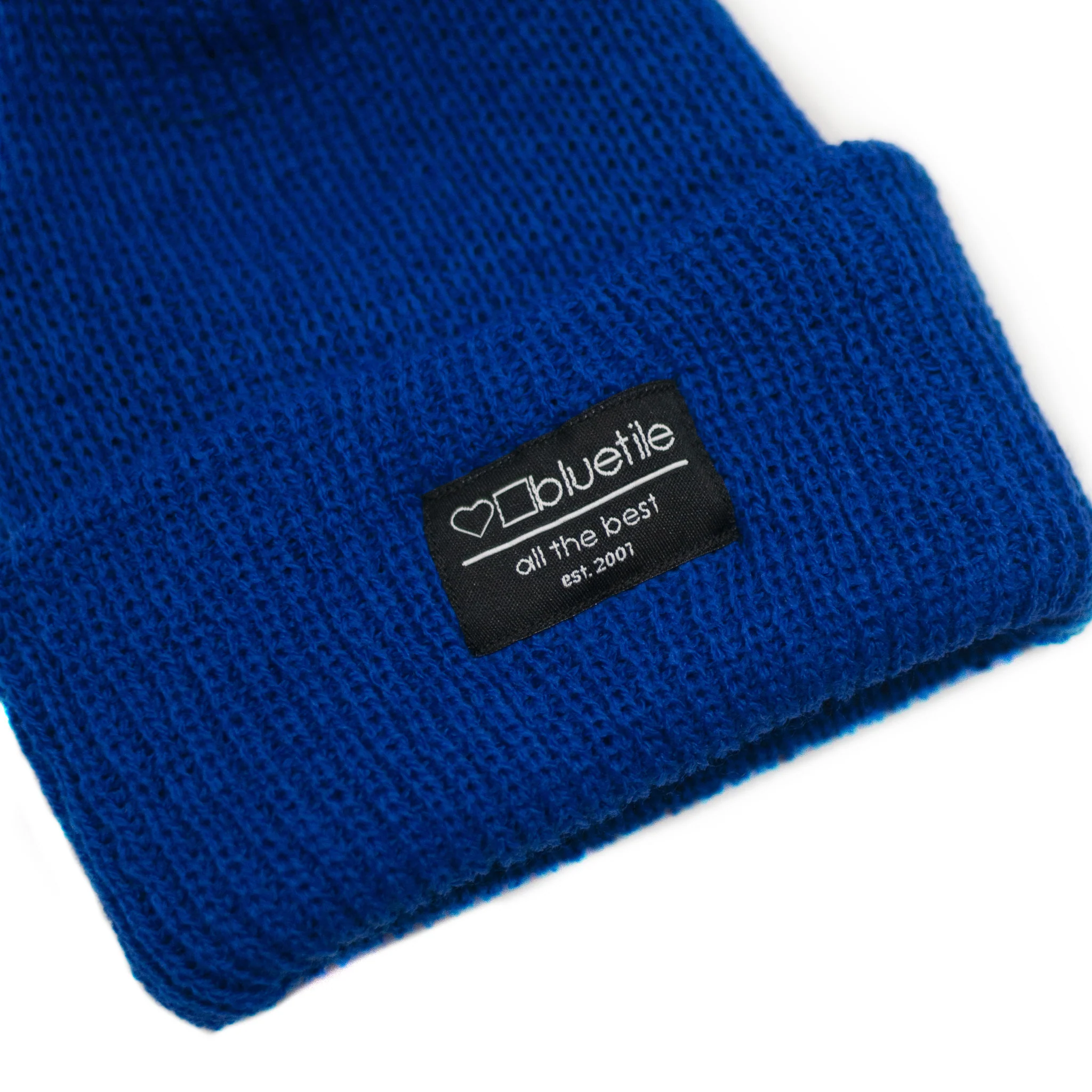 BLUETILE SURPLUS KNIT BEANIE ROYAL BLUE - Image 2