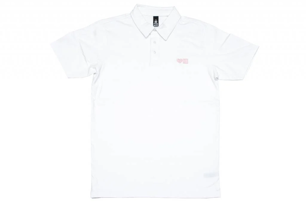 BLUETILE SURPLUS LOVE BLUETILE POLO WHITE / PINK