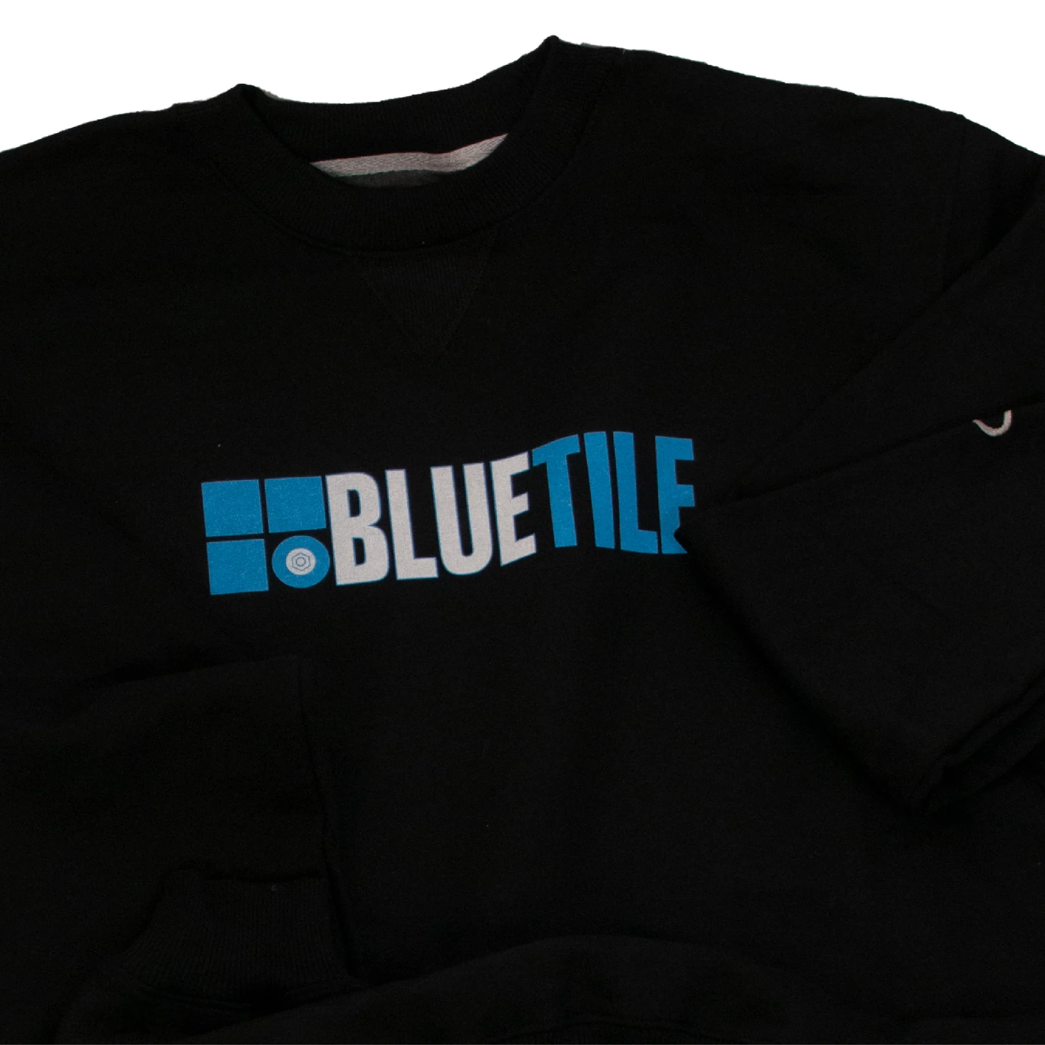 BLUETILE THROWBACK 2010 LOGO CREWNECK BLACK - Image 2