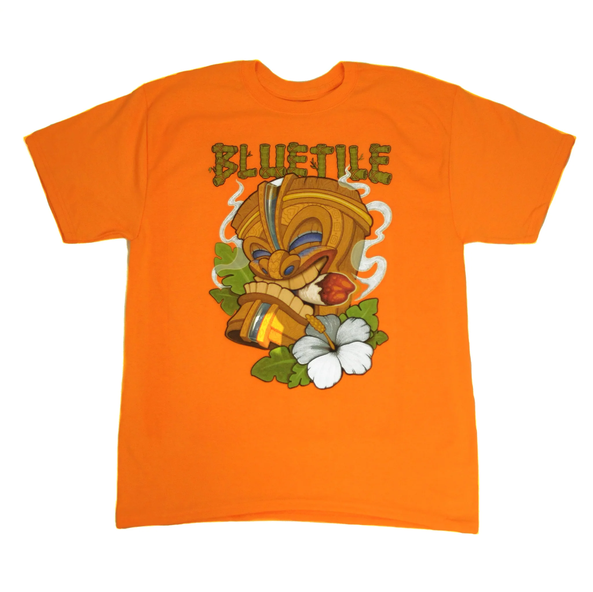BLUETILE TIKI T-SHIRT SAFETY ORANGE