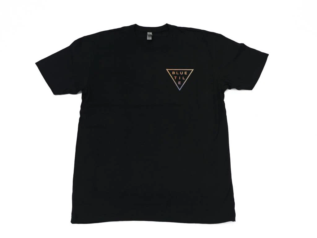 BLUETILE TRI-DYE T-SHIRT BLACK