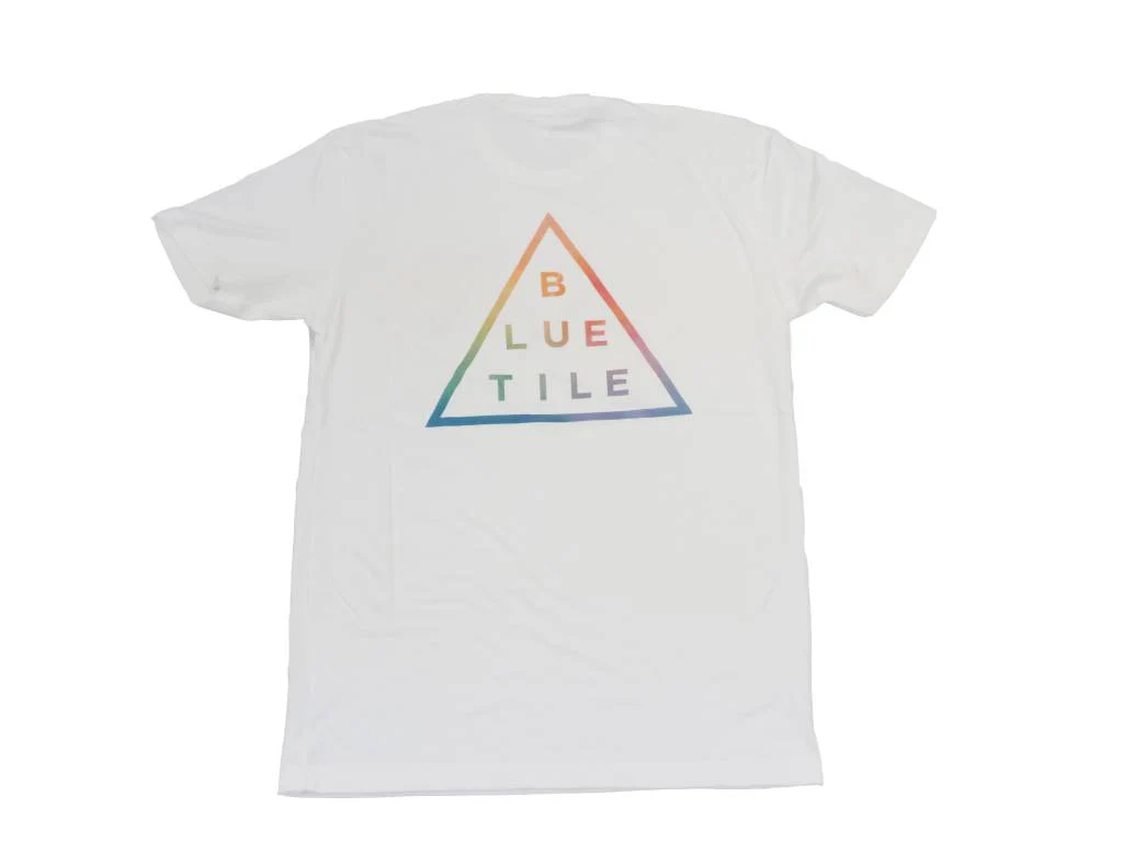 BLUETILE TRI-DYE T-SHIRT WHITE - Image 2