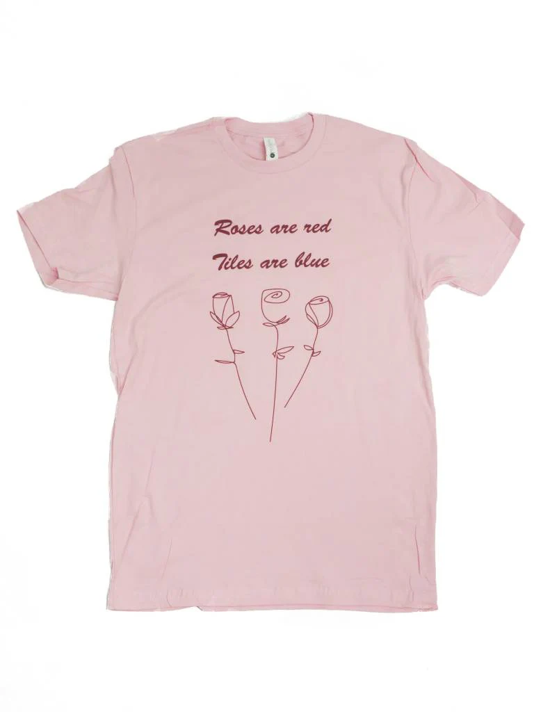 BLUETILE VINTAGE ROSES T-SHIRT PINK