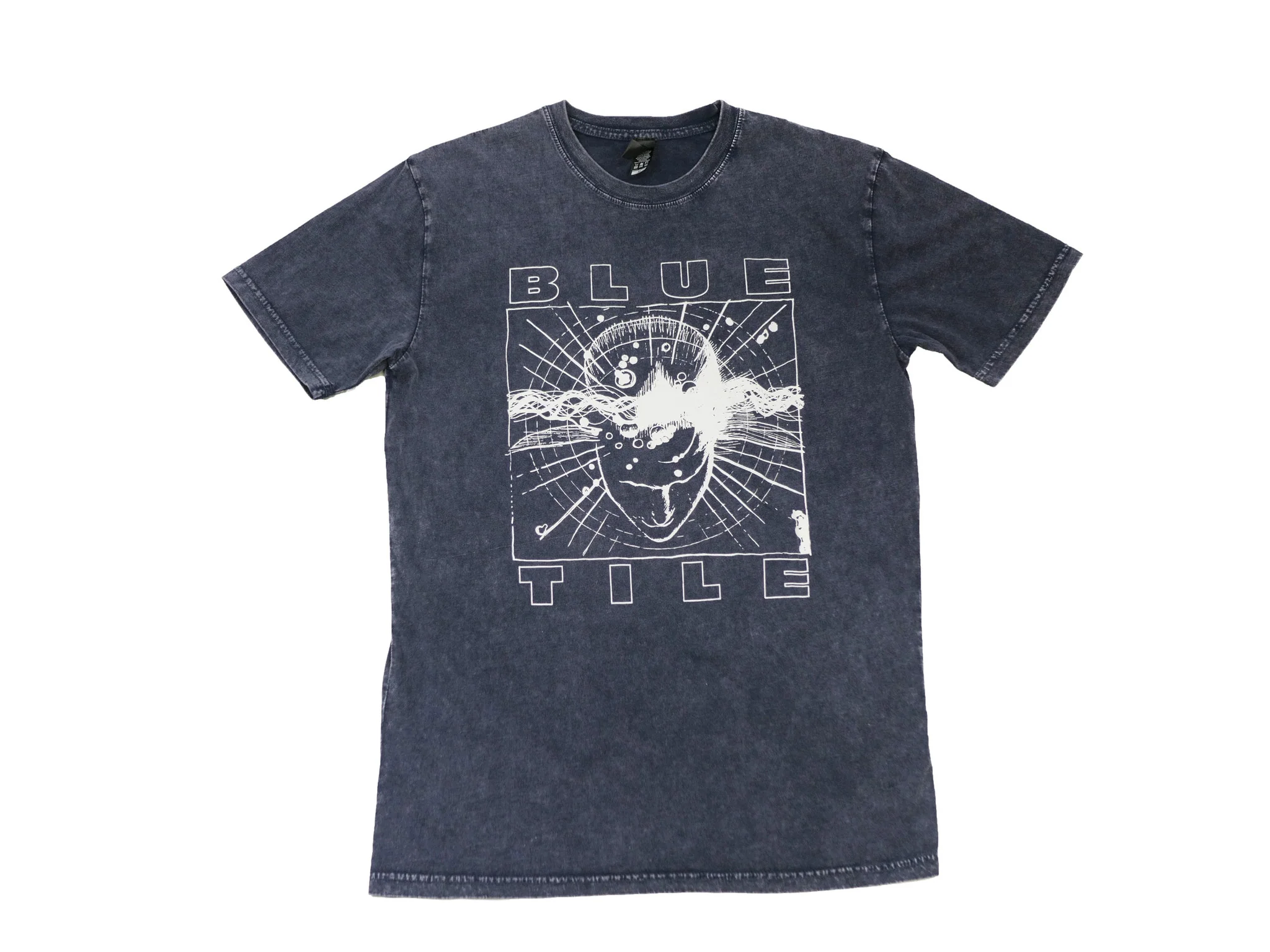 BLUETILE "WOKE" T-SHIRT BLUE STONE