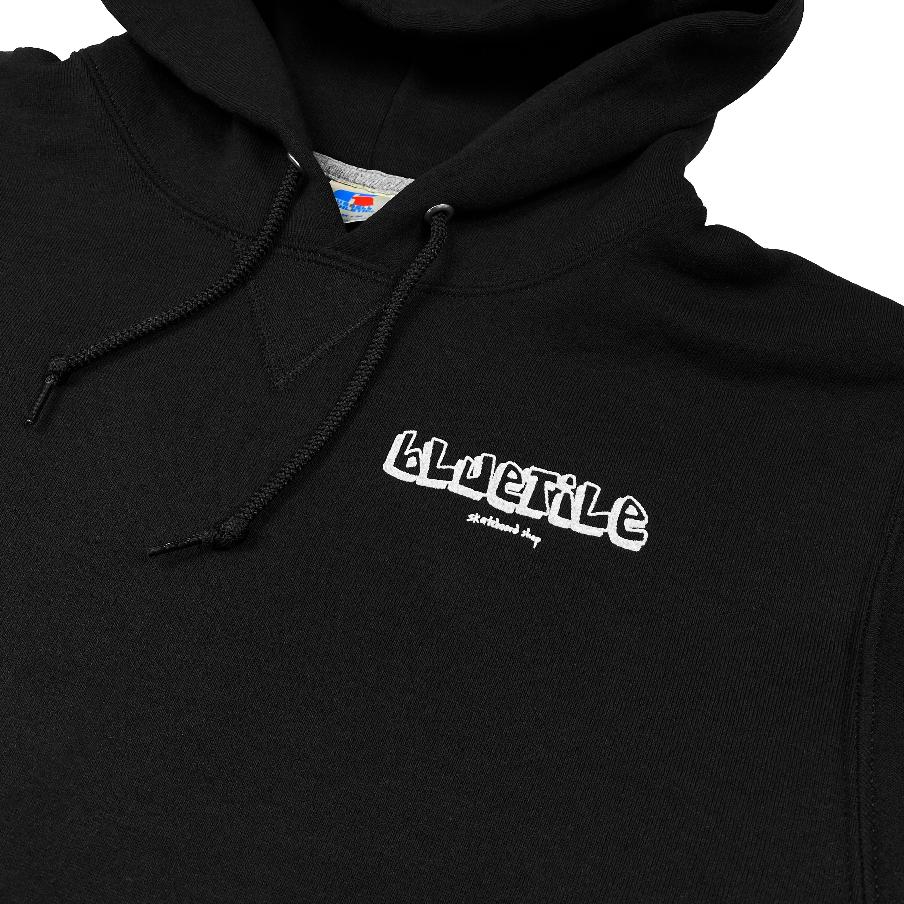BLUETILE X SKATESHOPDAY HOODIE BLACK - Image 3