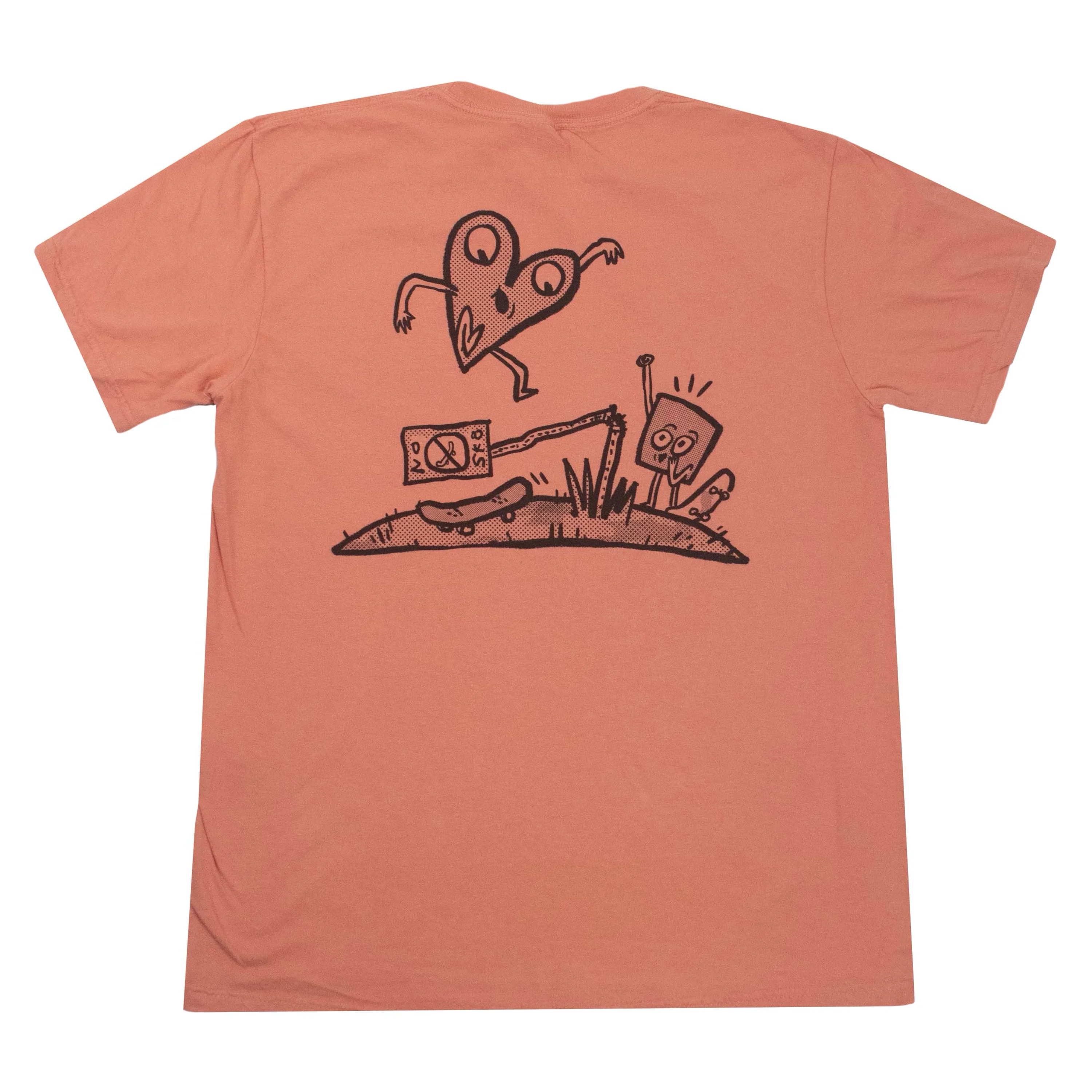 BLUETILE X SPINA HIPPIE JUMP TEE TERRACOTTA - Image 2