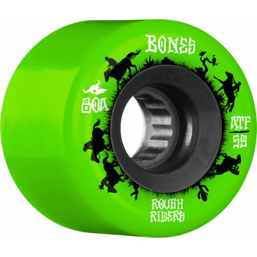 BONES ATF ROUGH RIDER WRANGLERS 80A 59MM GRN