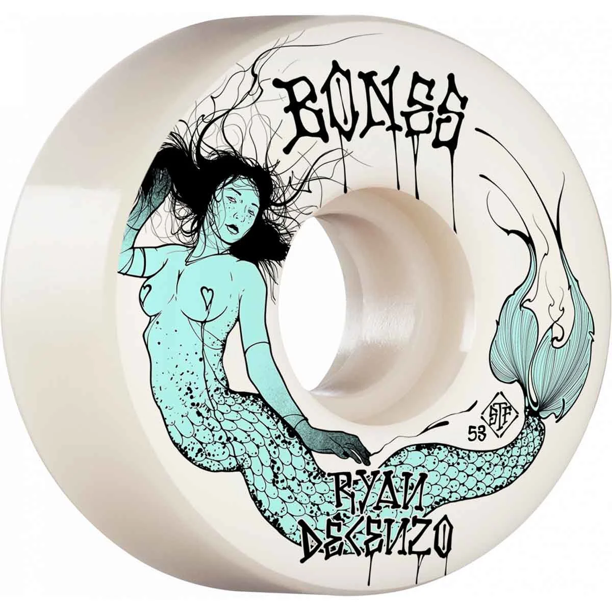 BONES STF PRO DECENZO MERMAID 53MM 103A V2 LOCKS