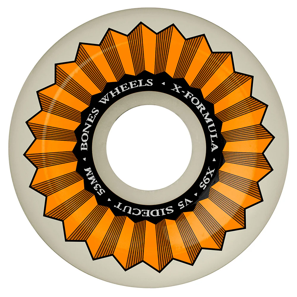 BONES X-FORMULA V5 SIDECUT 53MM 95A ORANGE
