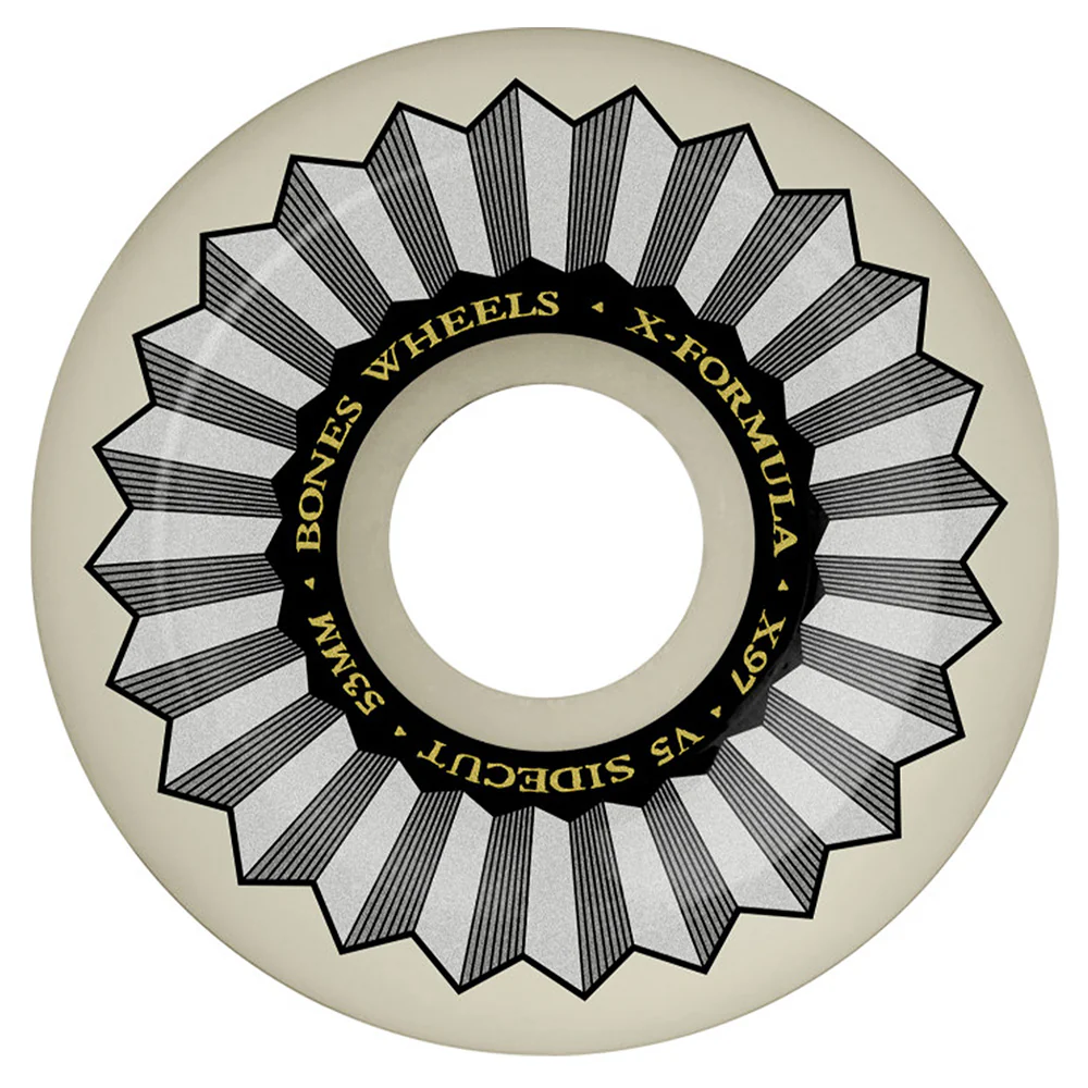 BONES X-FORMULA V5 SIDECUT 53MM 97A SILVER