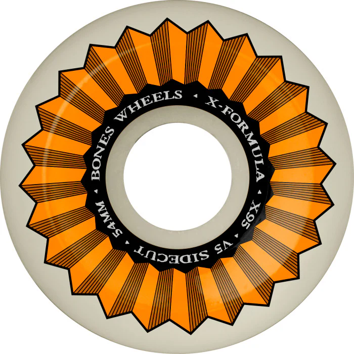 BONES X-FORMULA V5 SIDECUT 54MM 95A ORANGE
