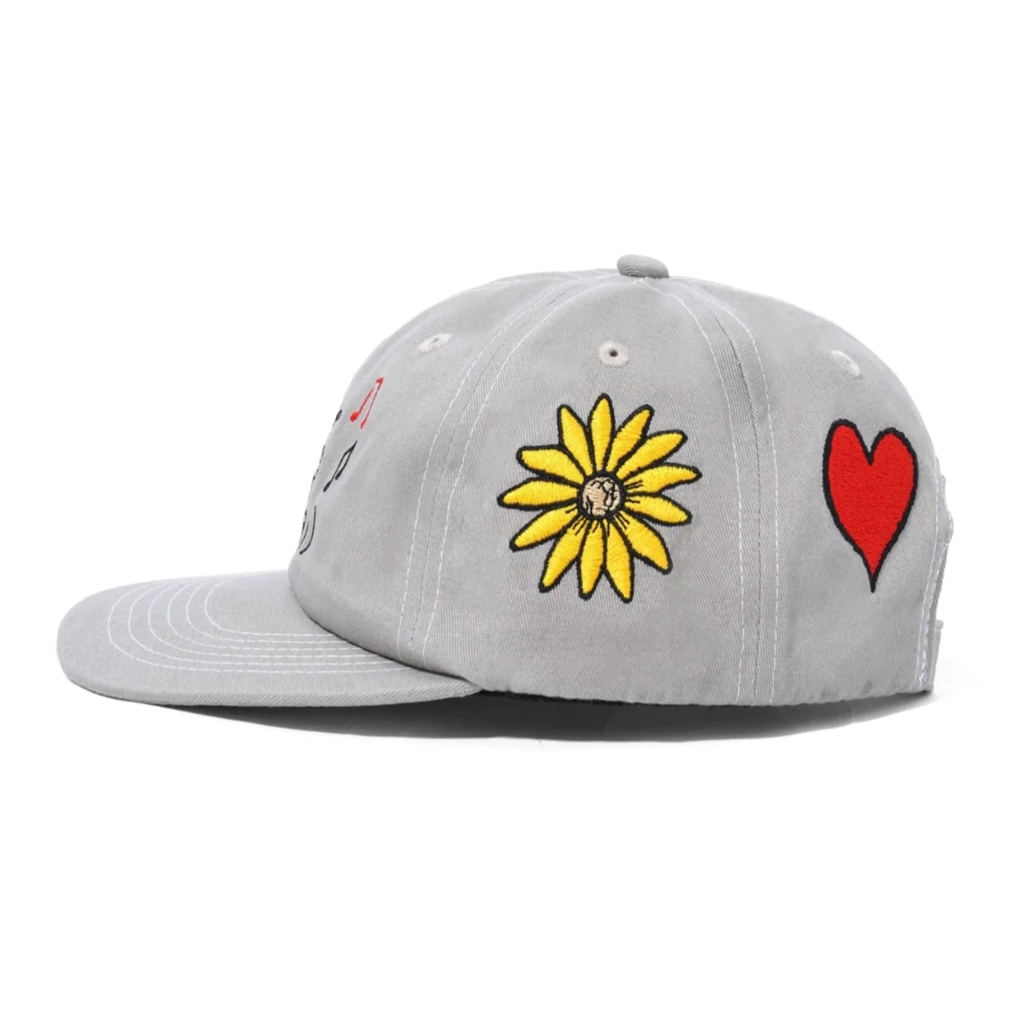 BUTTER GOODS DANCE 6 PANEL CAP KHAKI - Image 3