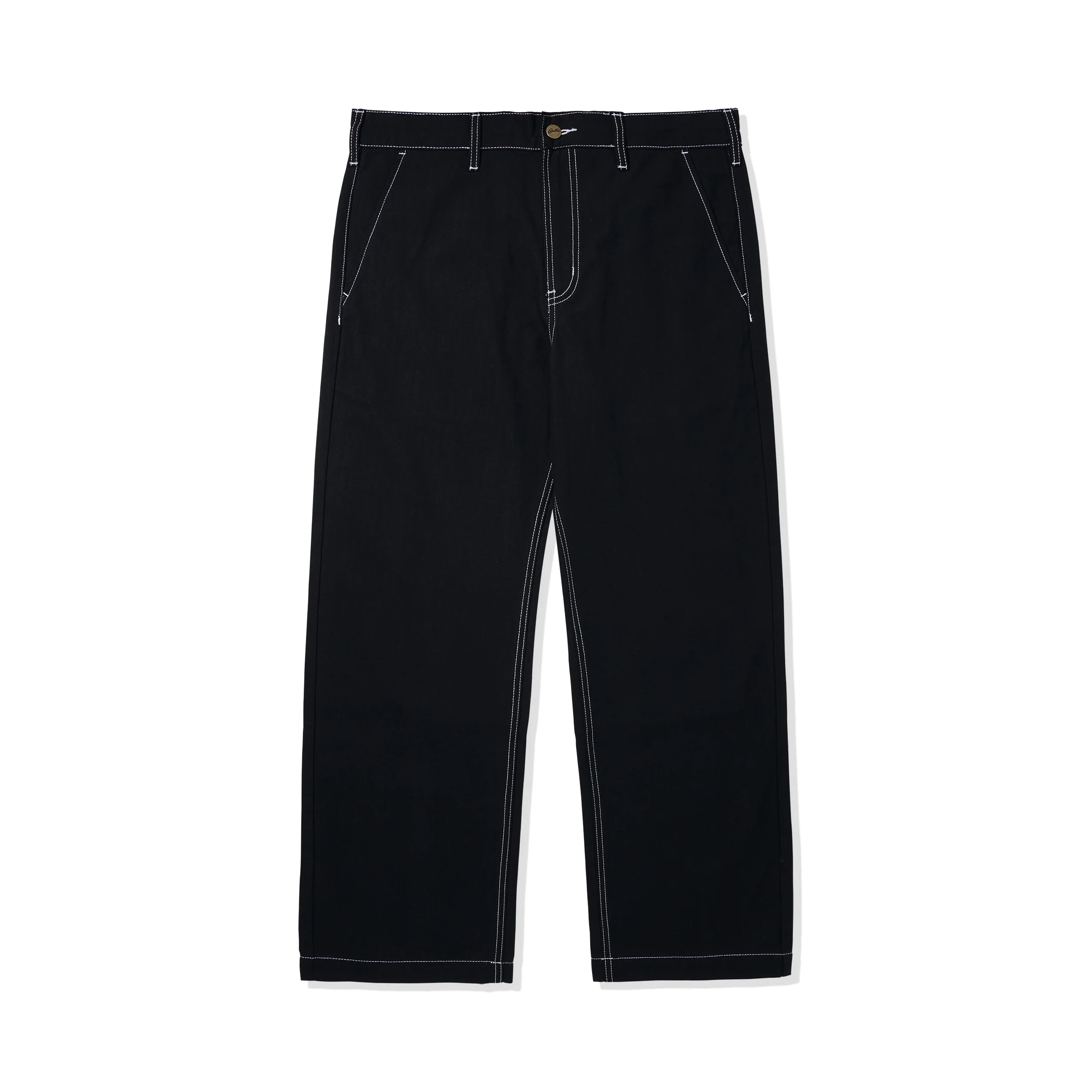 BUTTER GOODS HERRINGBONE PANT BLACK