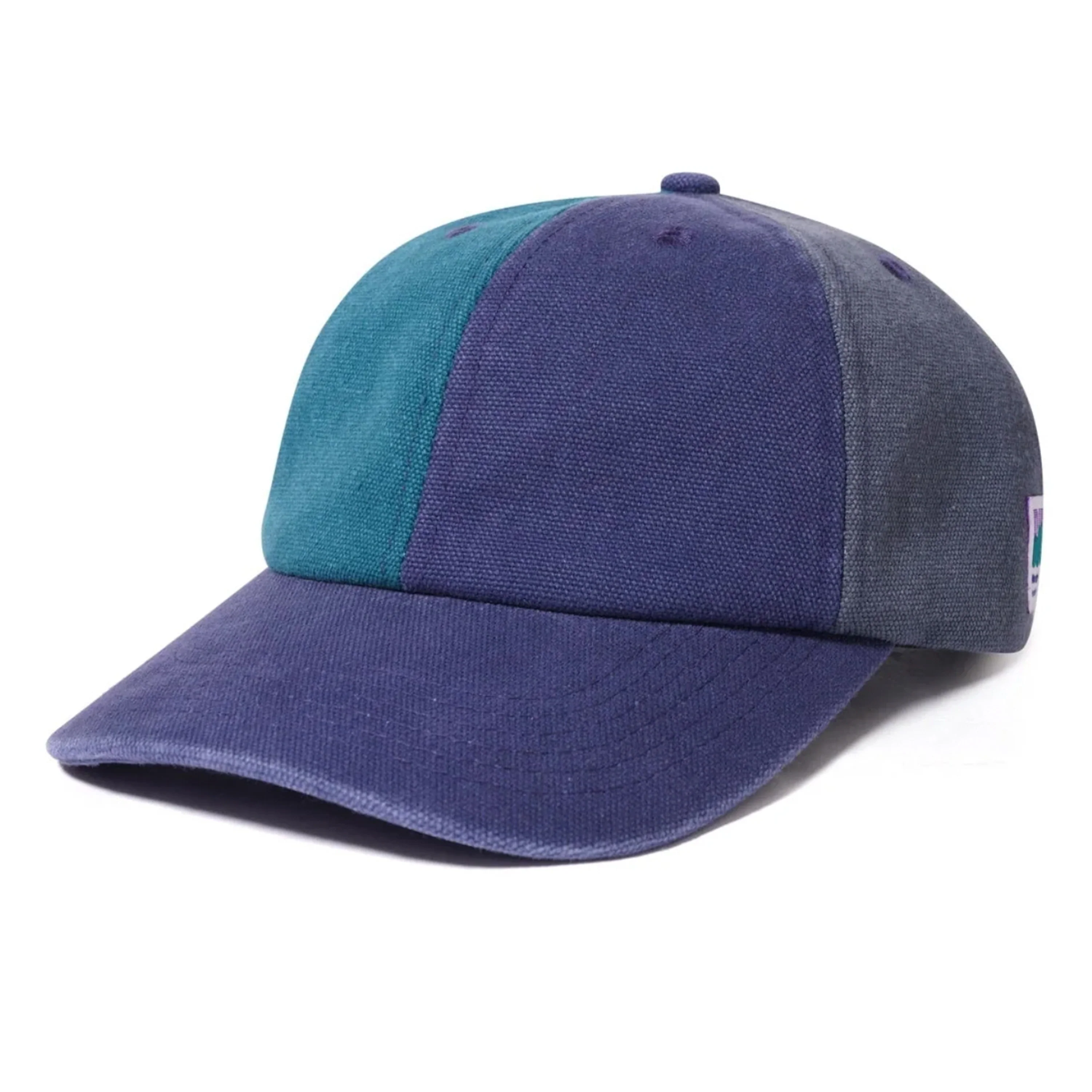 BUTTER GOODS PATCHWORK 6 PANEL HAT WASHED NAVY