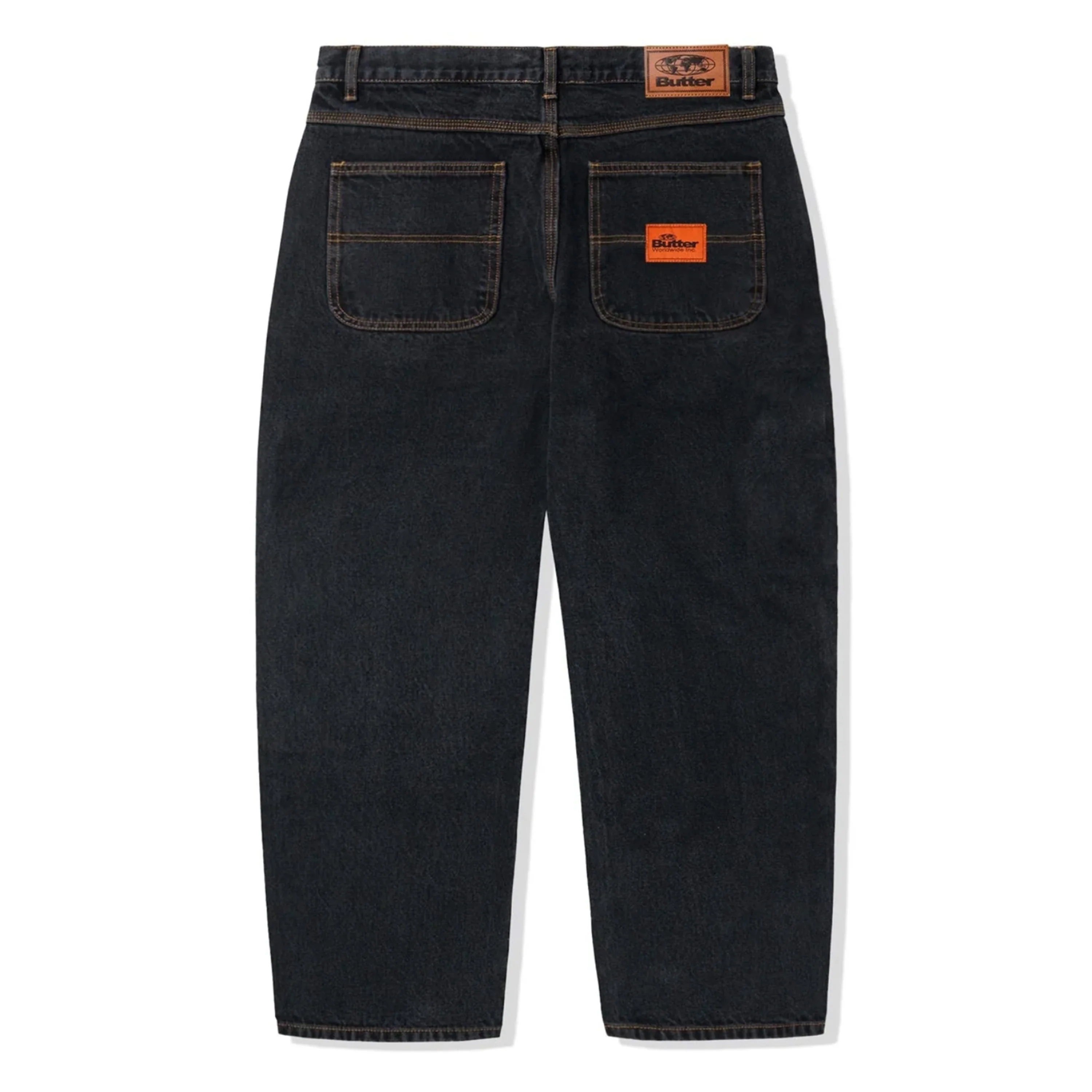 BUTTER GOODS SANTOSUOSSO DENIM PANT WASHED BLACK - Image 2