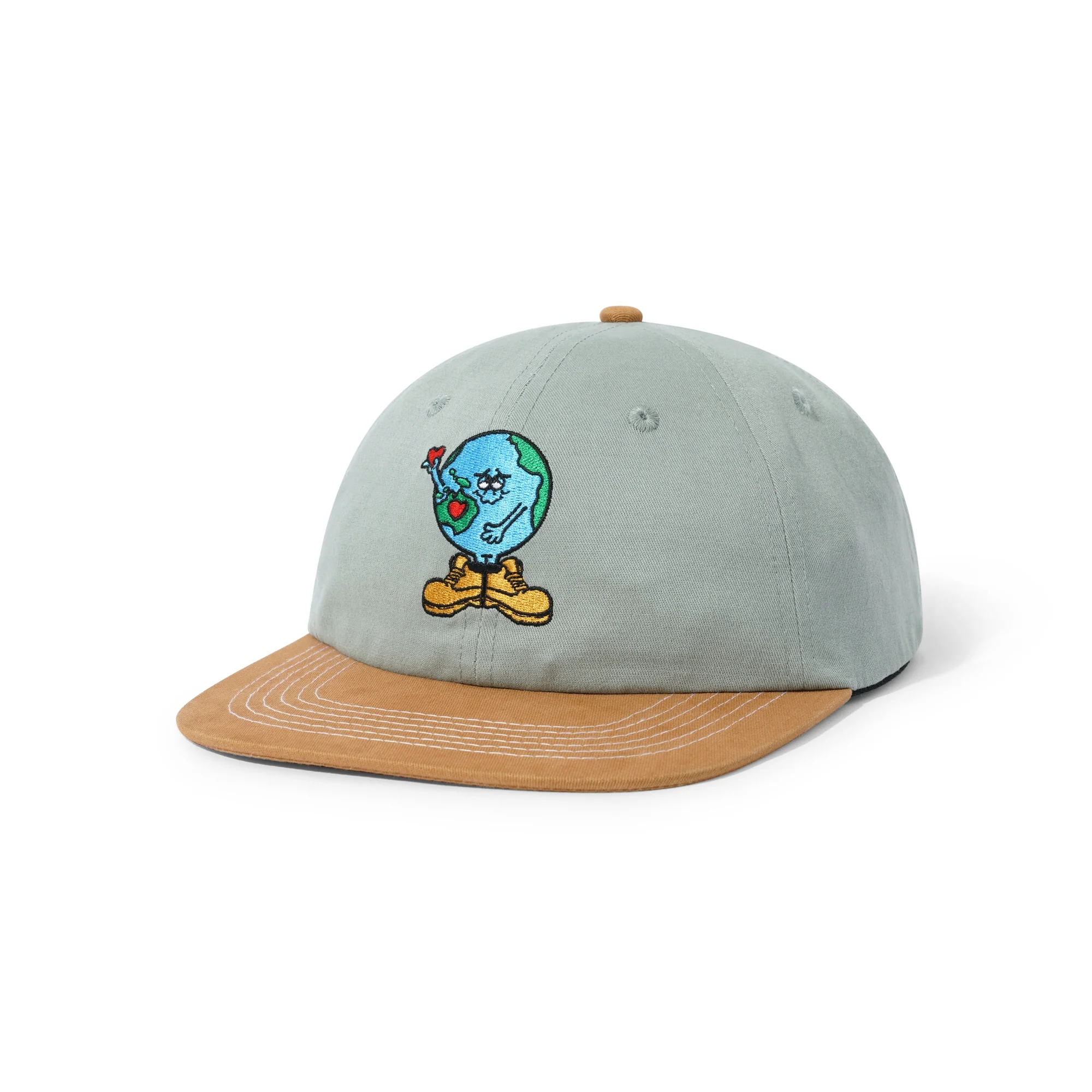 BUTTER GOODS TIMBO 6 PANEL CAP SAGE/BROWN