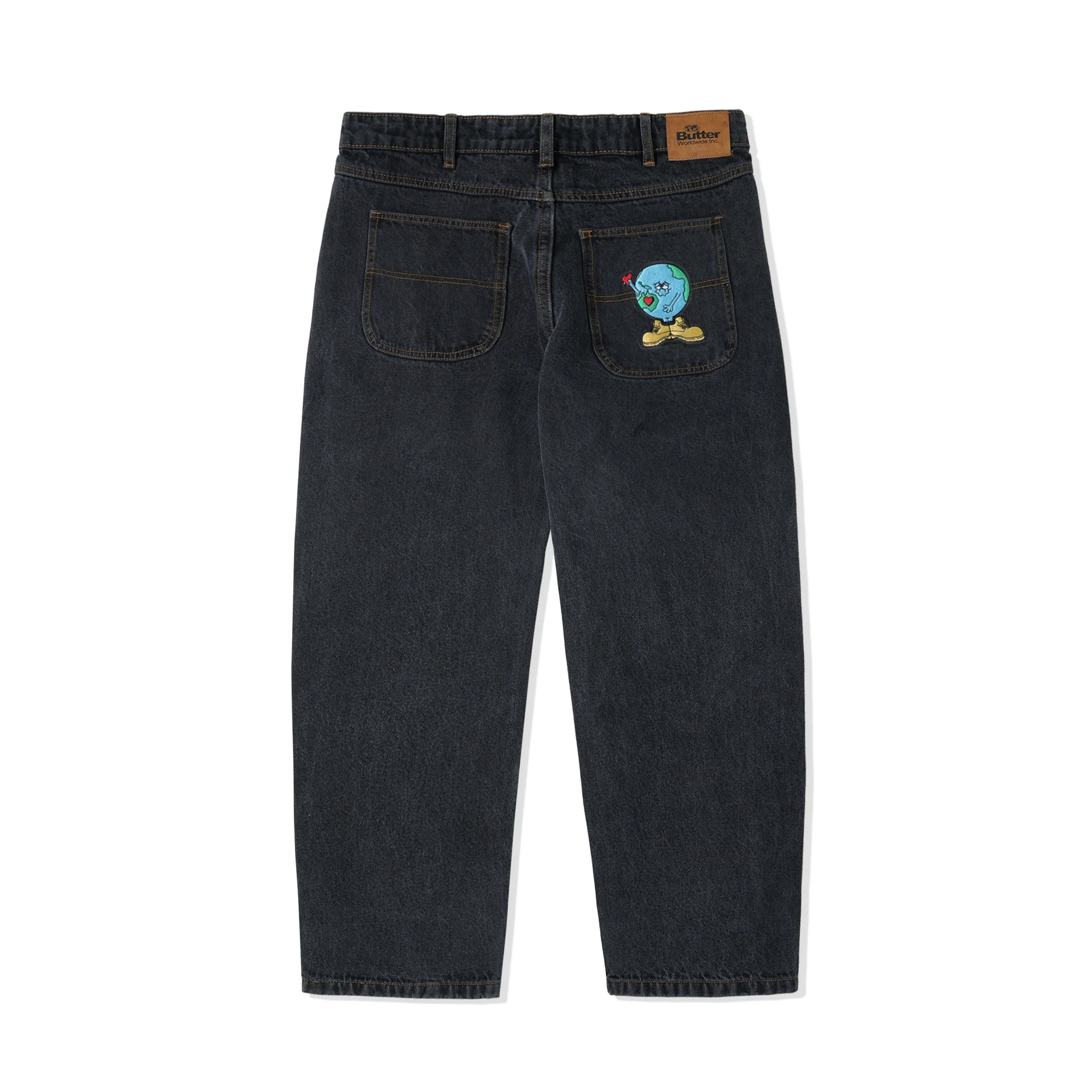 BUTTER GOODS TIMBO DENIM PANT WASHED BLACK - Image 2