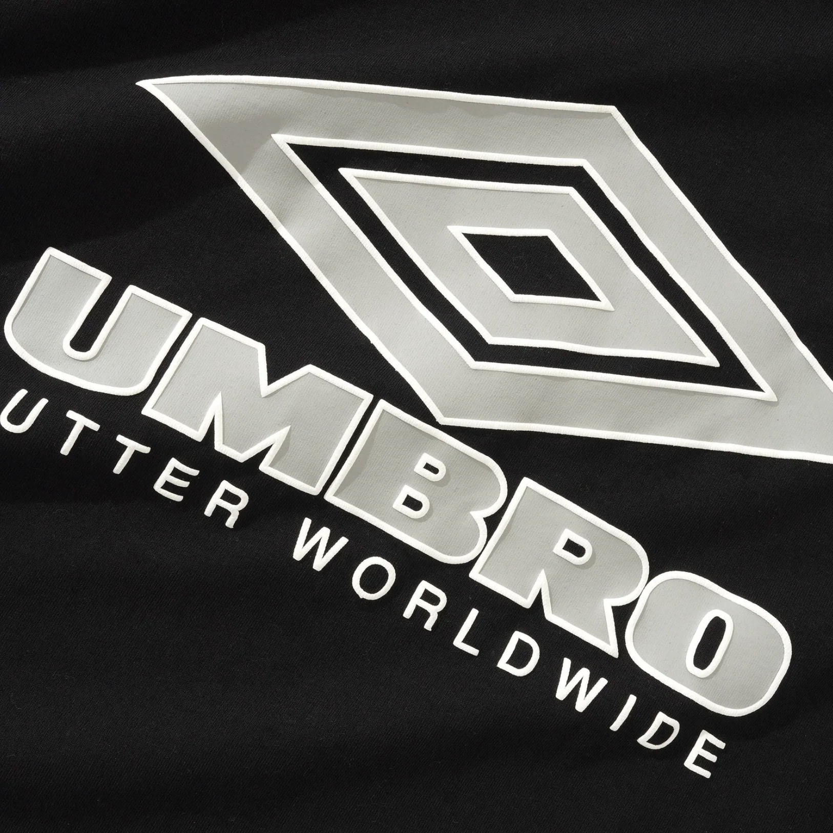 BUTTER GOODS X UMBRO DIAMOND LOGO TEE BLACK - Image 2