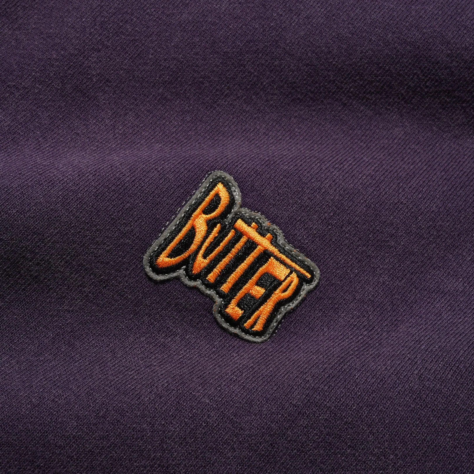 BUTTER SKETCH ZIP-THRU HOODIE EGGPLANT - Image 2