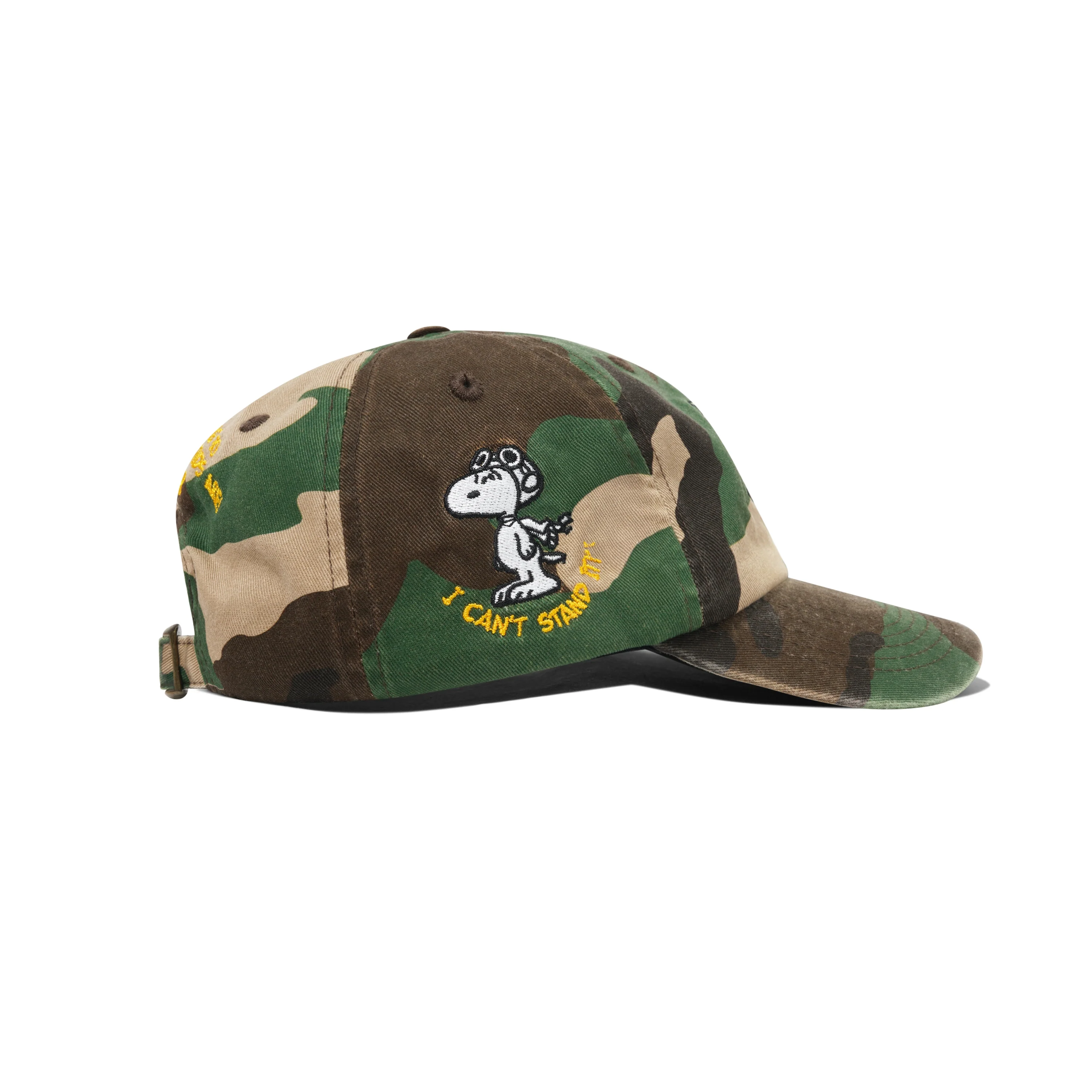 BUTTER X PEANUTS RATS 6 PANEL CAP WASHED CAMO - Image 3